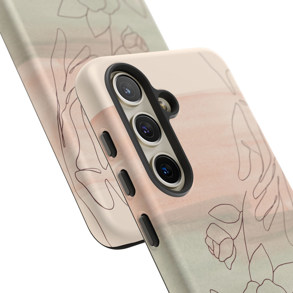 Floral Watercolor Slim Tough Phone Case