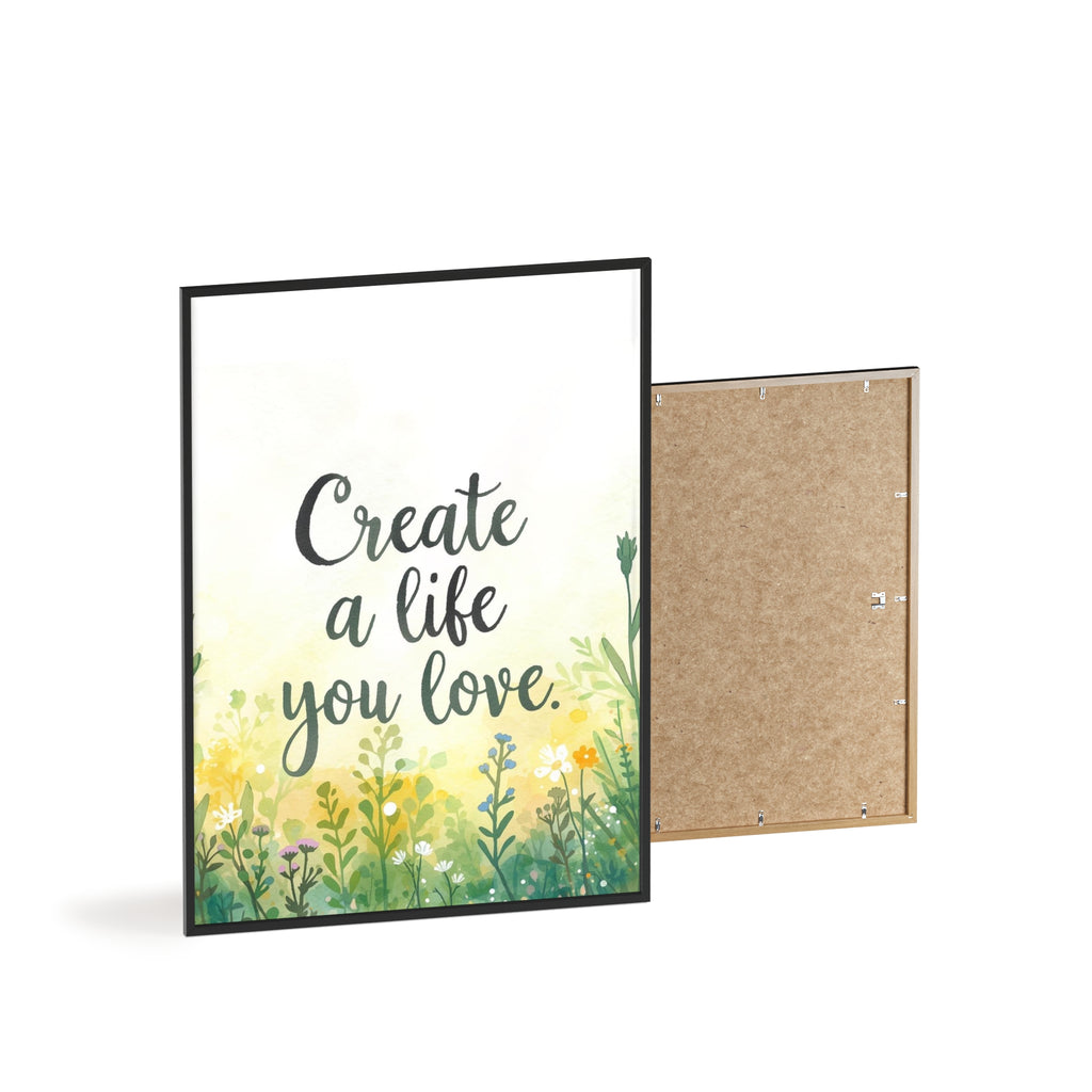 Create a Life You Love Framed Wall Art