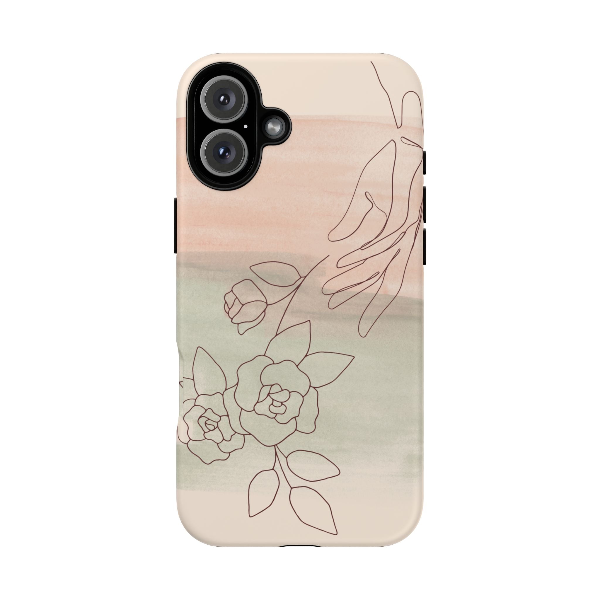 Floral Watercolor Slim Tough Phone Case