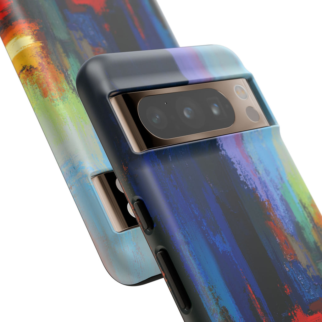 Abstract Colorblock Vibrant Protective iPhone Tough Case