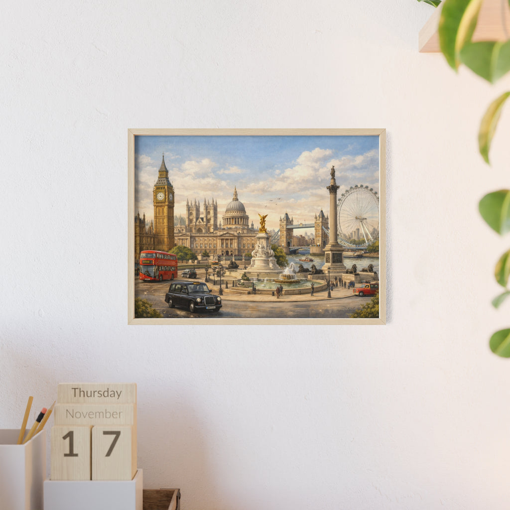 London Landmarks Framed Poster Framed Art