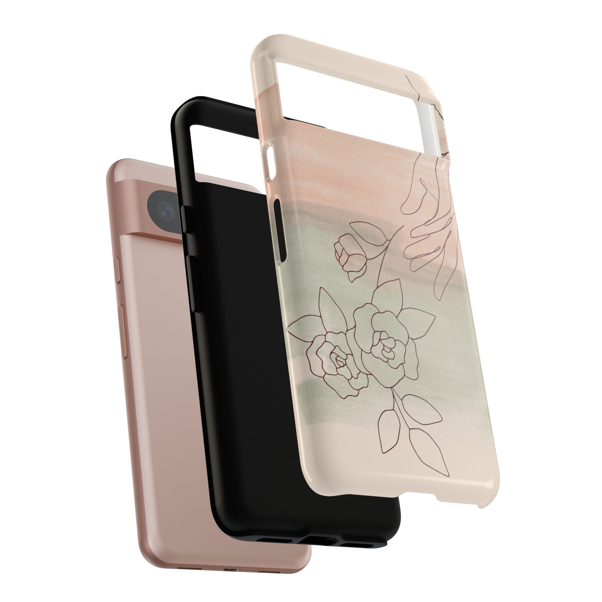 Floral Watercolor Slim Tough Phone Case