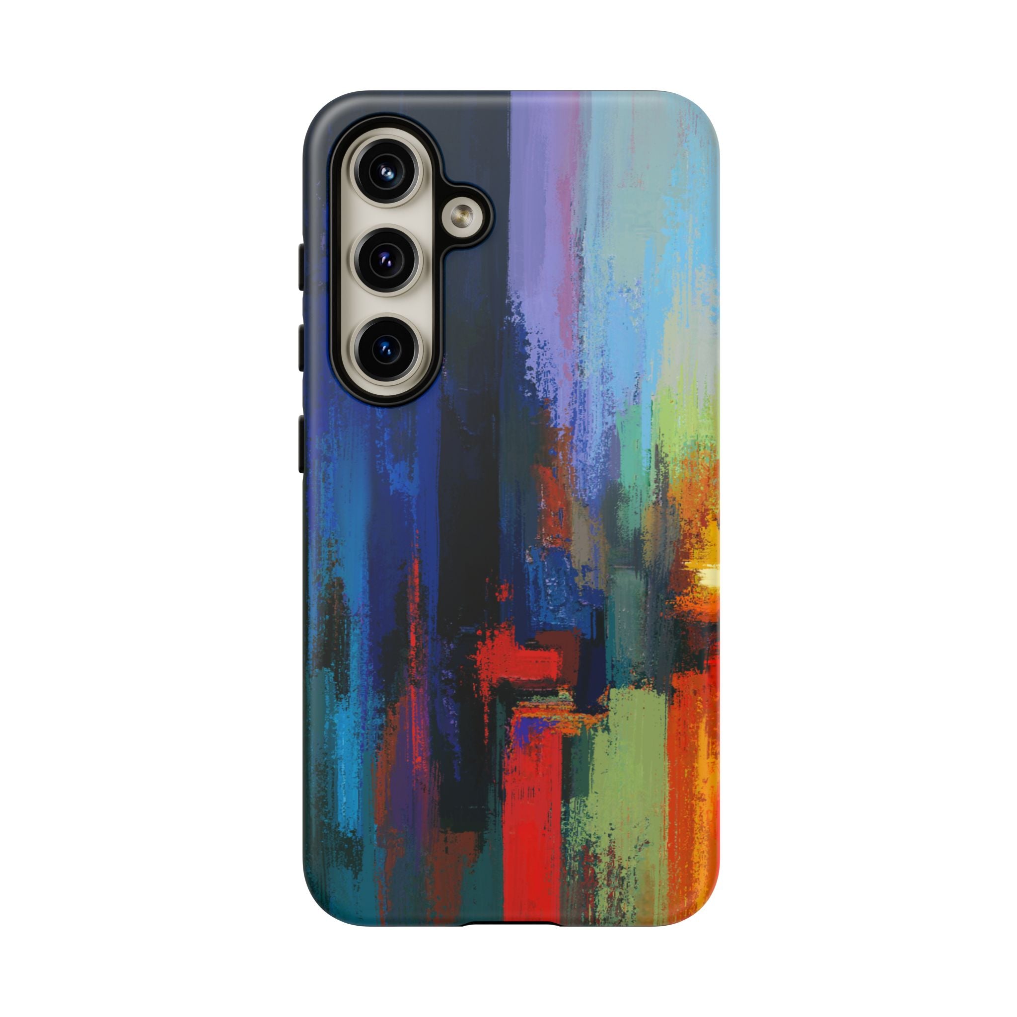 Abstract Colorblock Vibrant Protective iPhone Tough Case