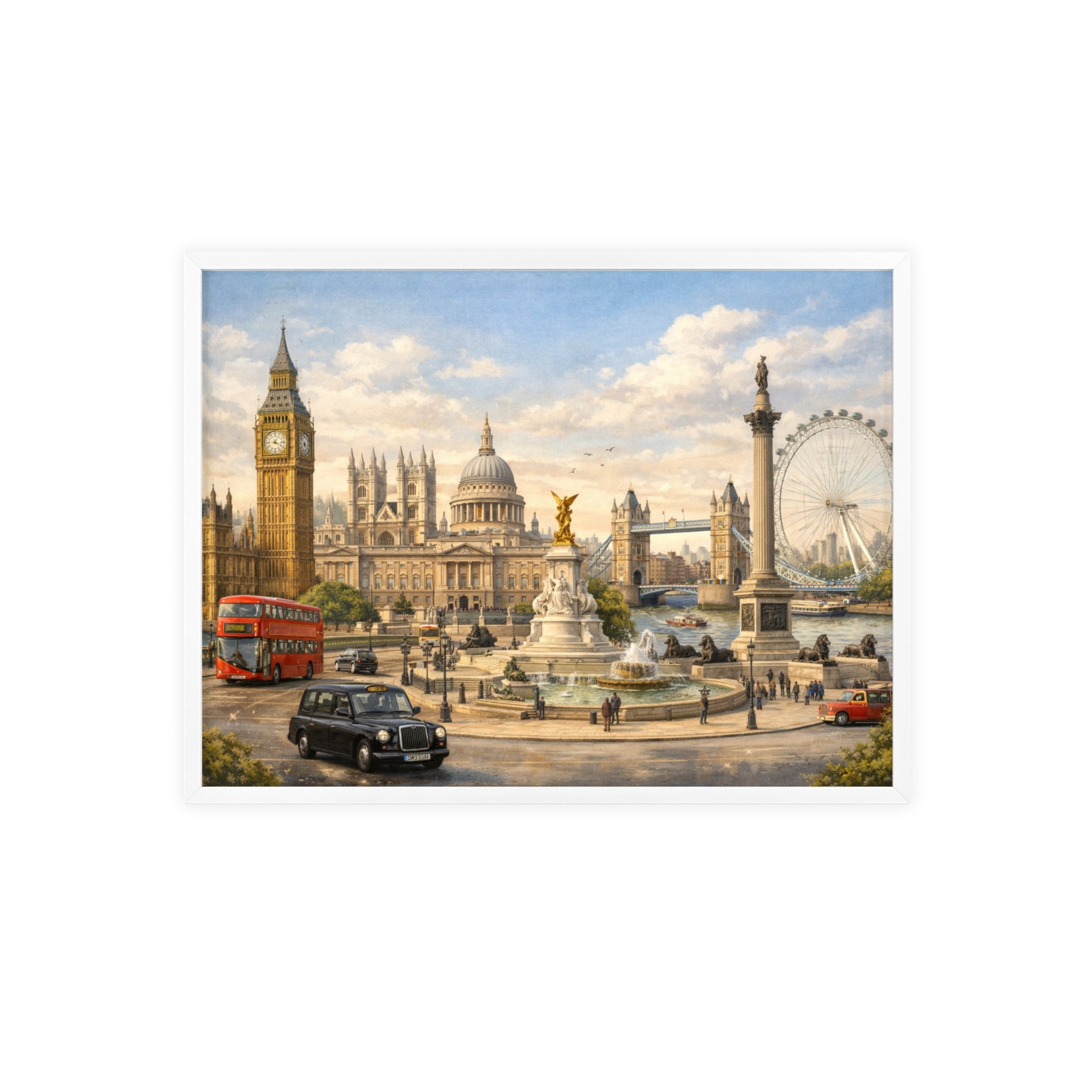 London Landmarks Framed Poster Framed Art