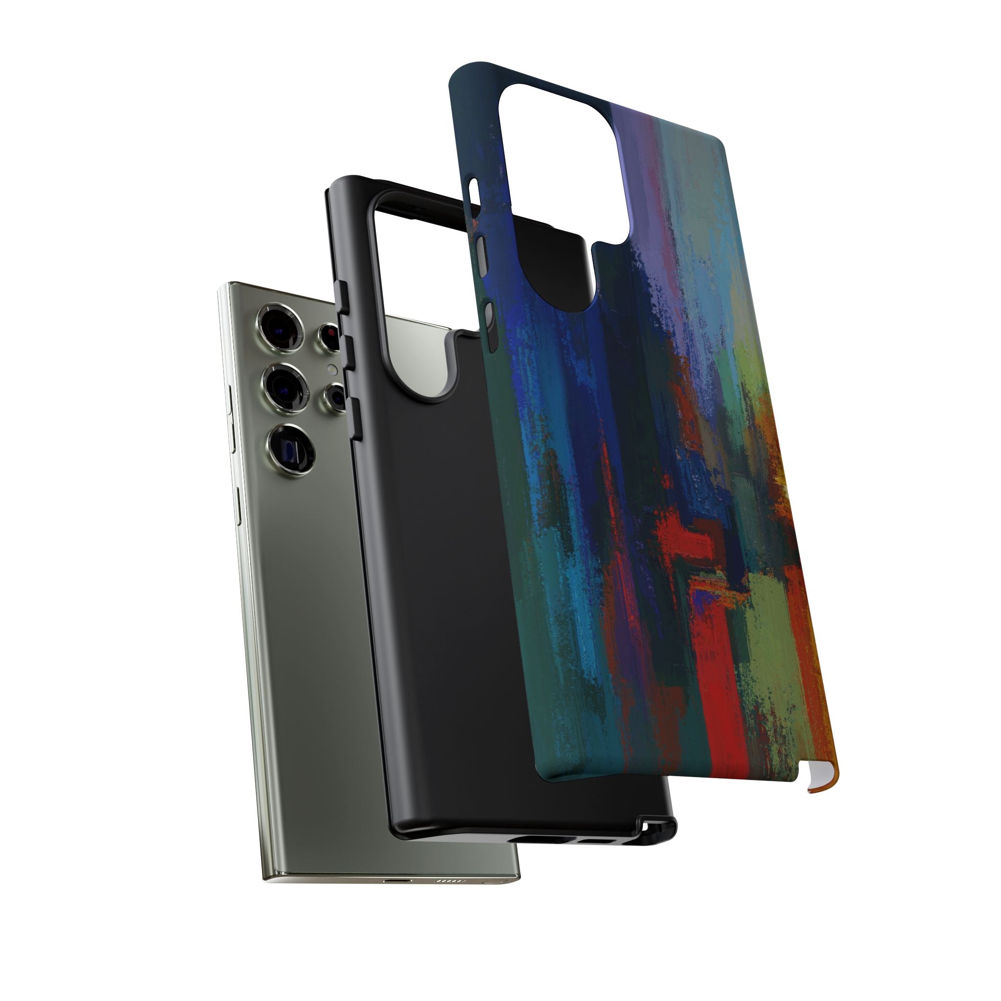 Abstract Colorblock Vibrant Protective iPhone Tough Case
