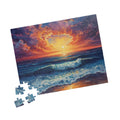Sunset Ocean Puzzle — Scenic Sunset Seascape Jigsaw (110–1014 Pieces)