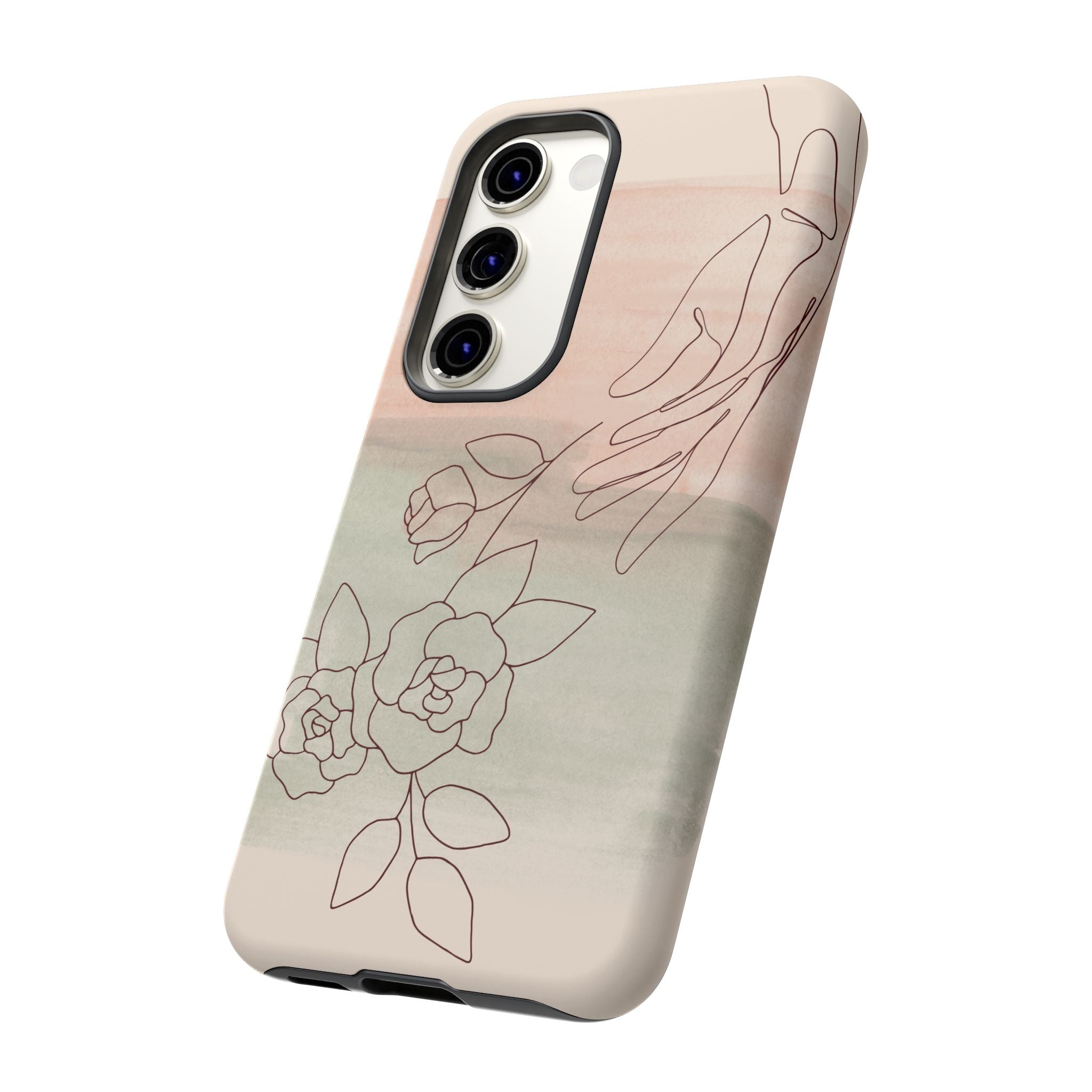 Floral Watercolor Slim Tough Phone Case