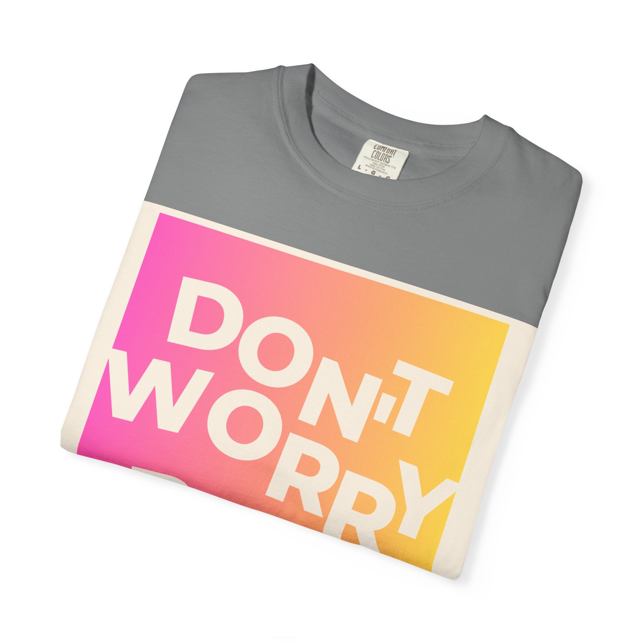 Don’t Worry Be Happy Tropical Beach Graphic Tee