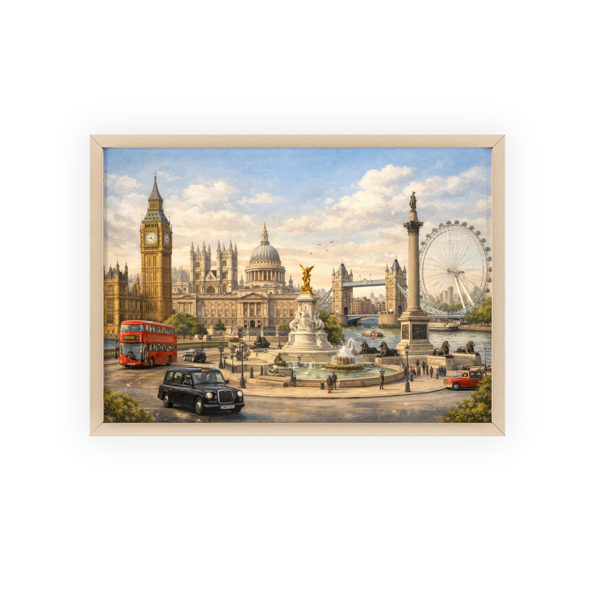 London Landmarks Framed Poster Framed Art
