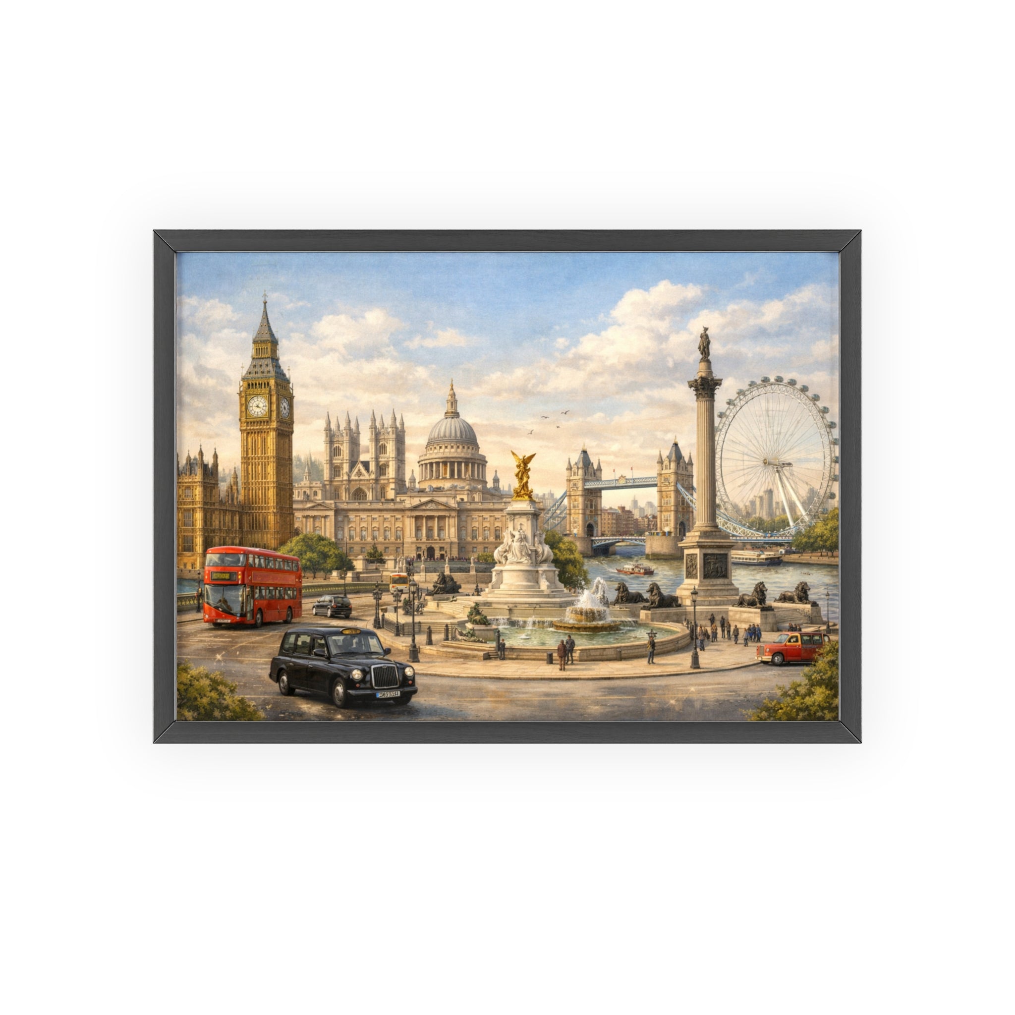 London Landmarks Framed Poster Framed Art
