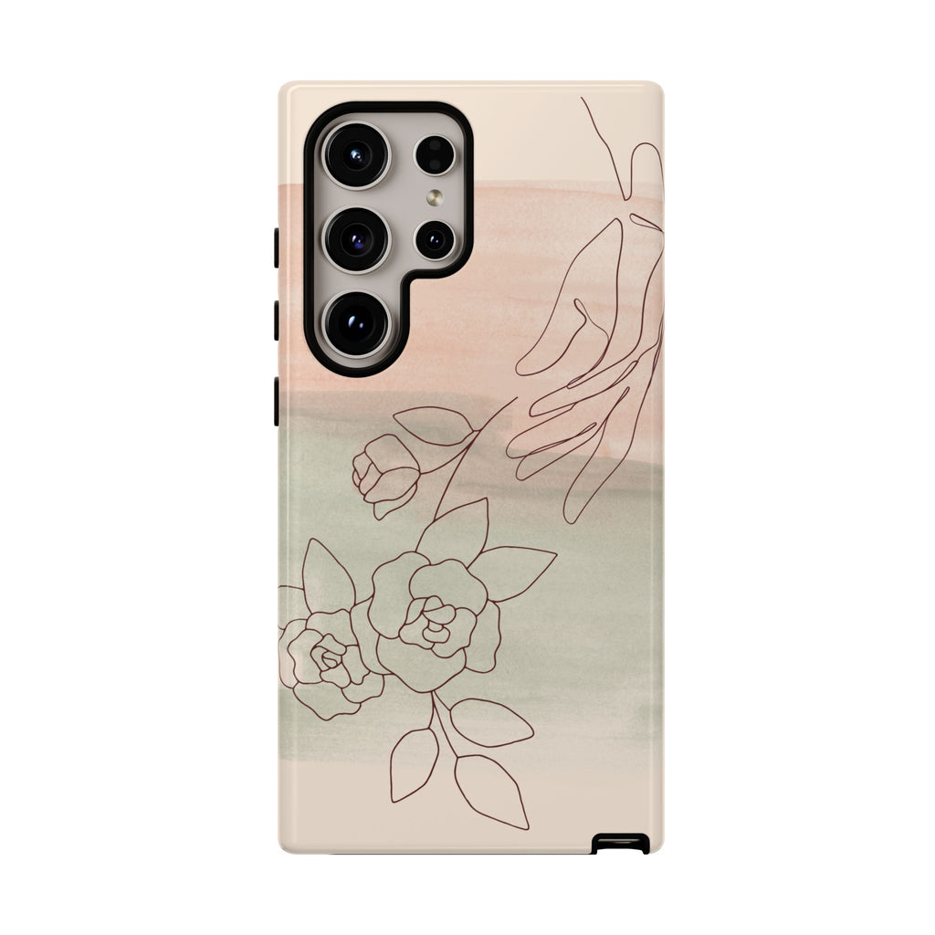 Floral Watercolor Slim Tough Phone Case