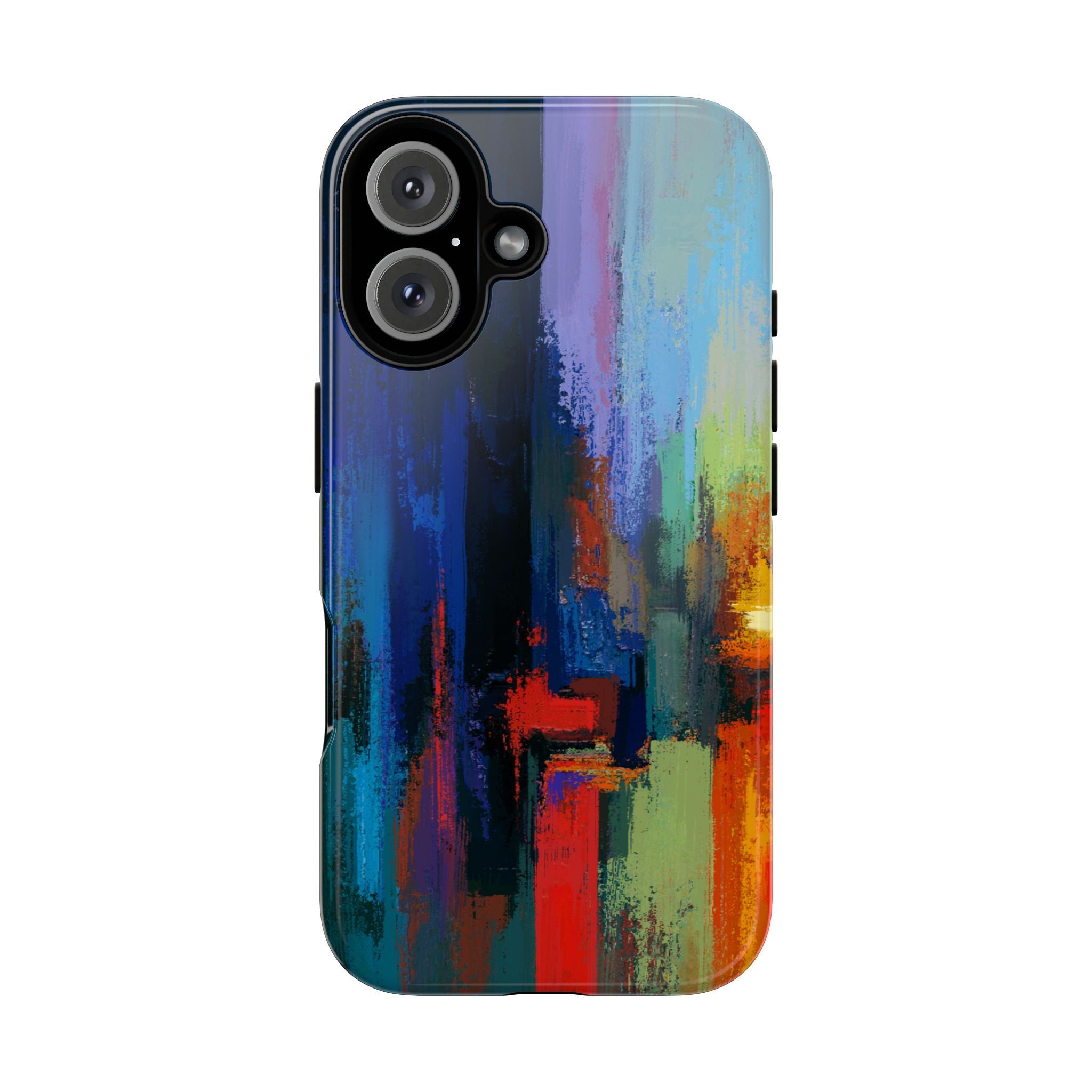 Abstract Colorblock Vibrant Protective iPhone Tough Case