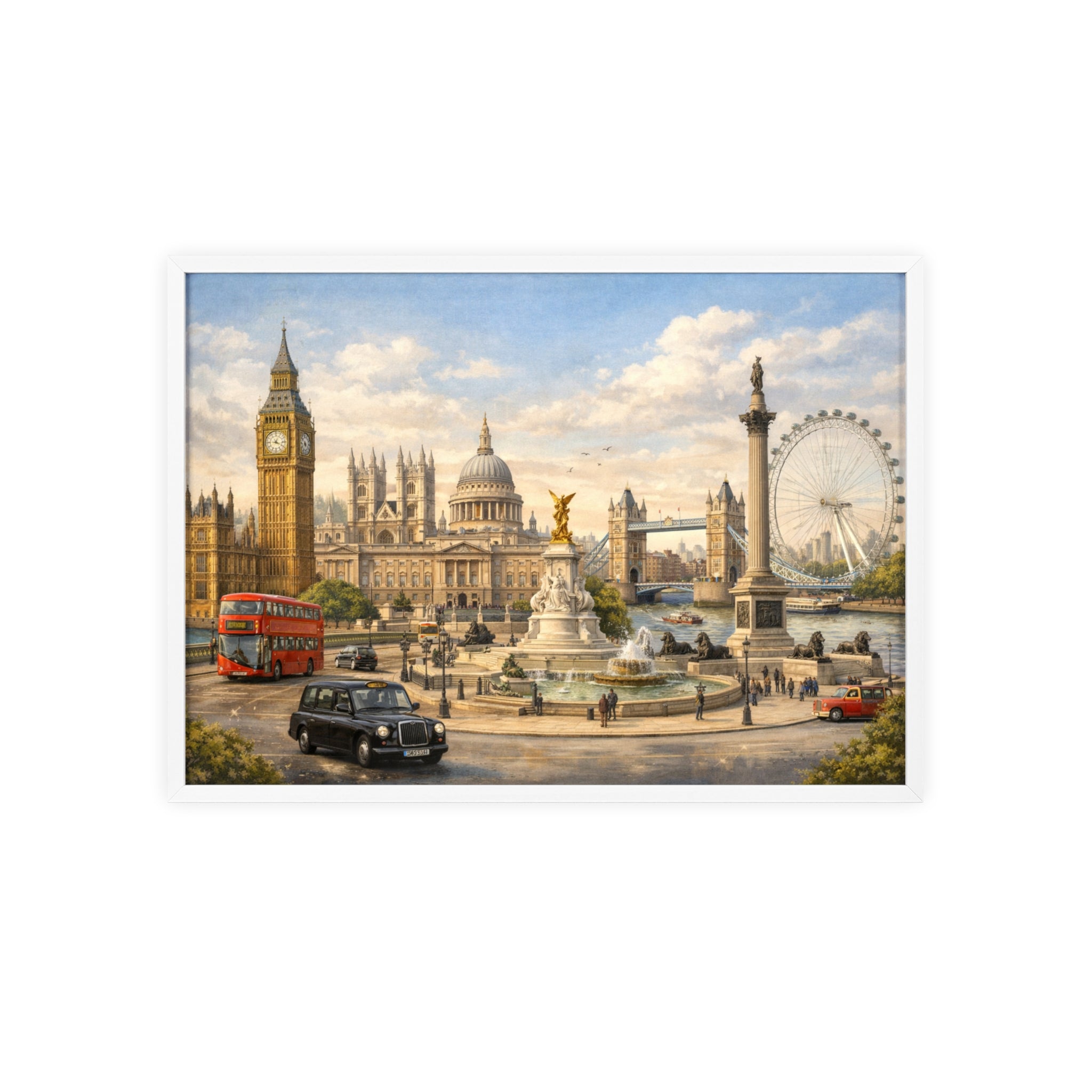 London Landmarks Framed Poster Framed Art