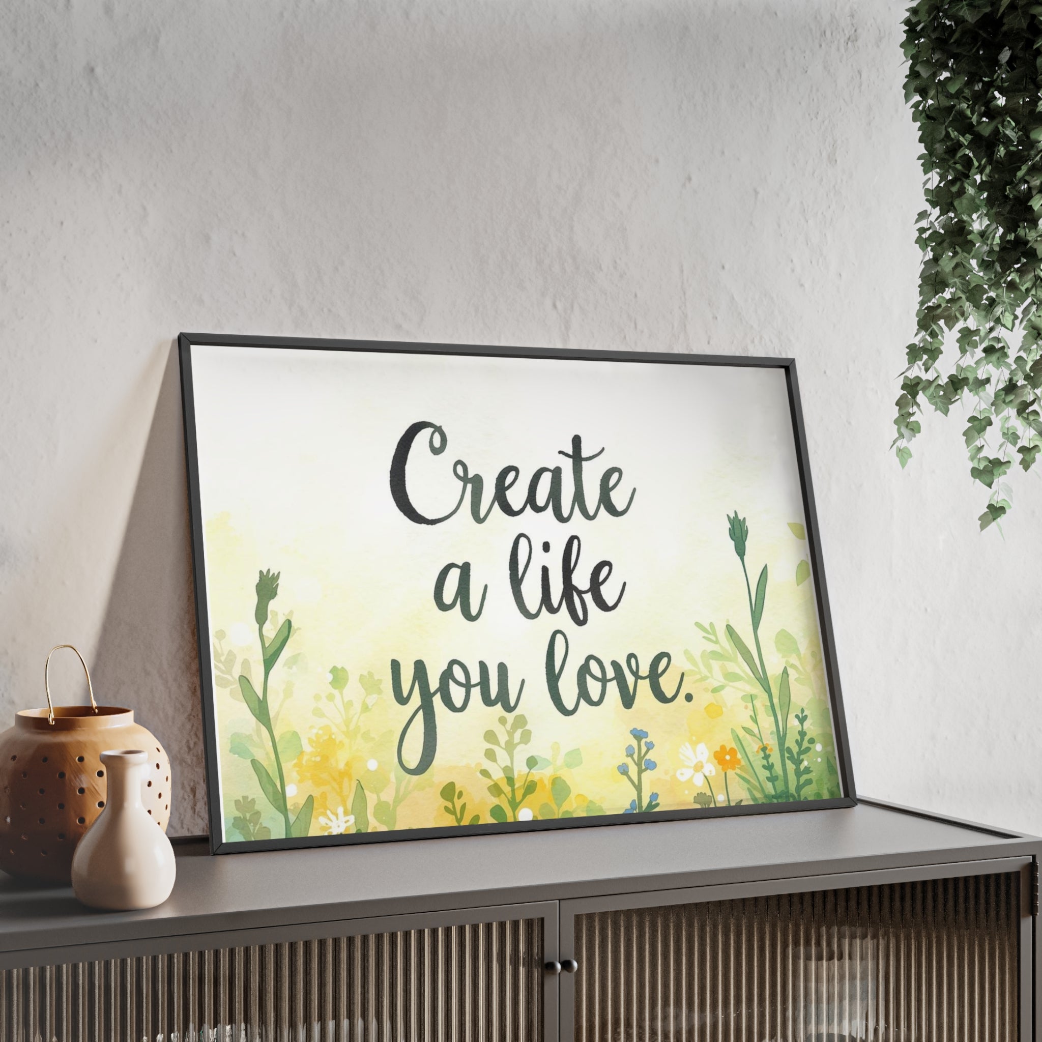 Create a Life You Love Framed Wall Art