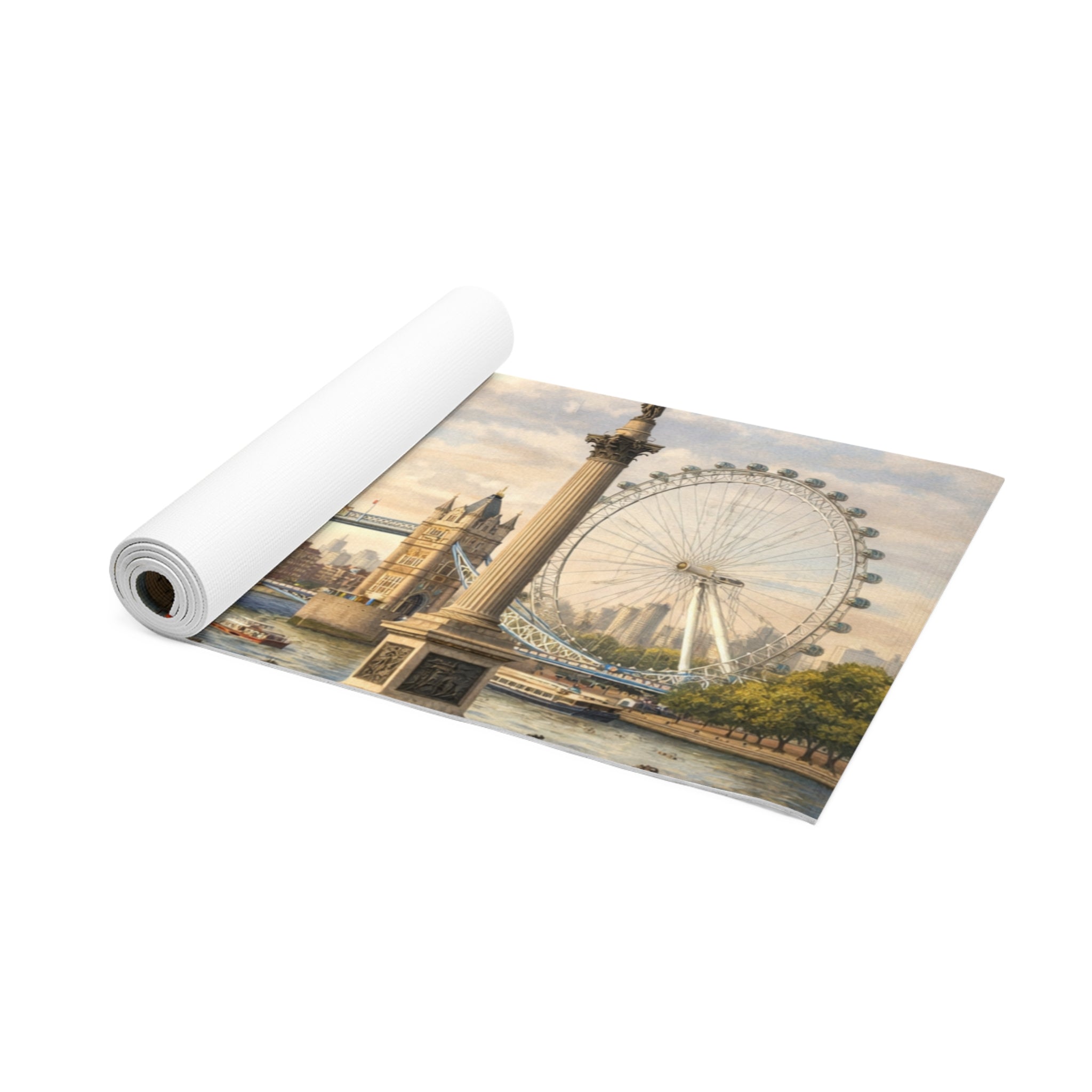 London Skyline Scenic Foam Yoga Mat