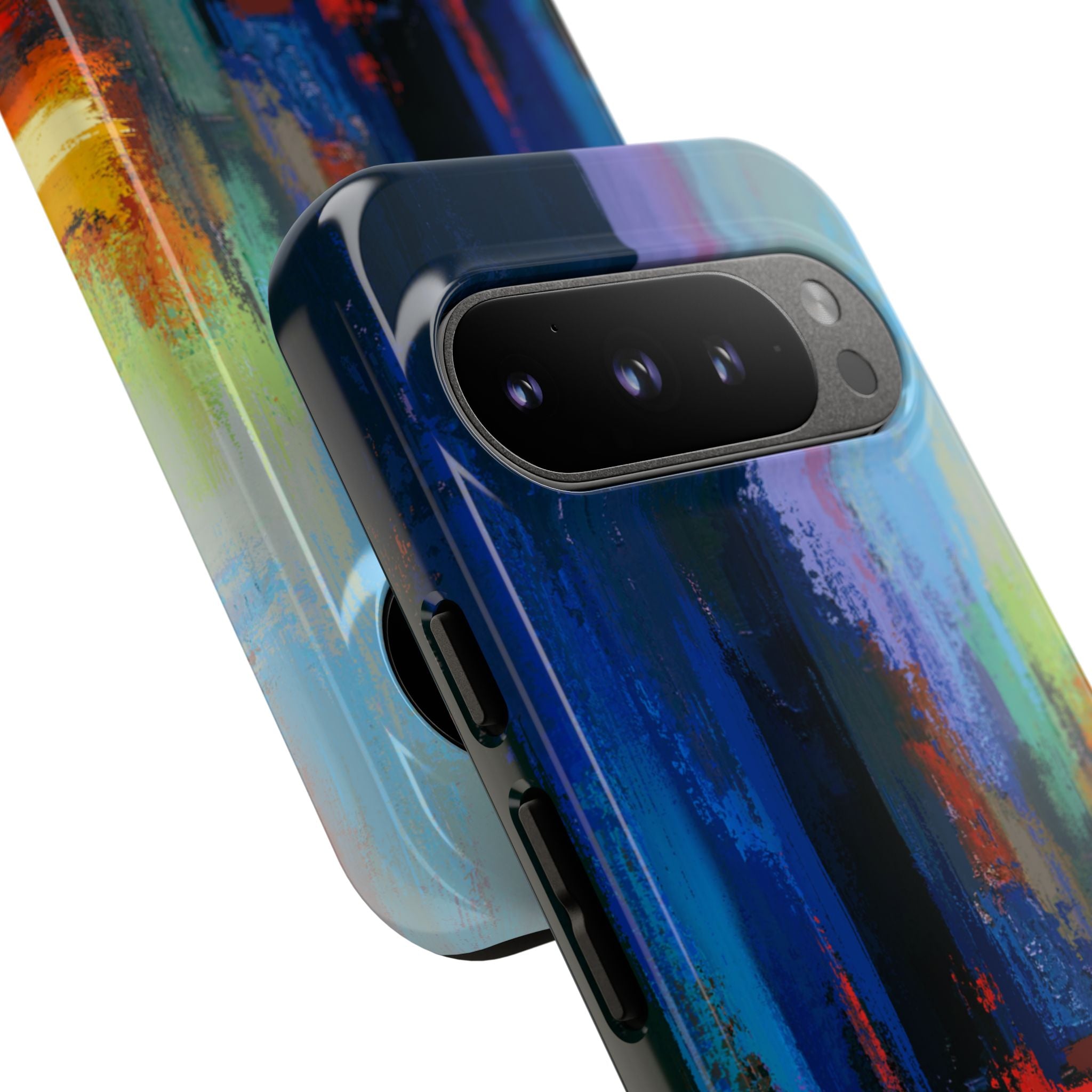 Abstract Colorblock Vibrant Protective iPhone Tough Case