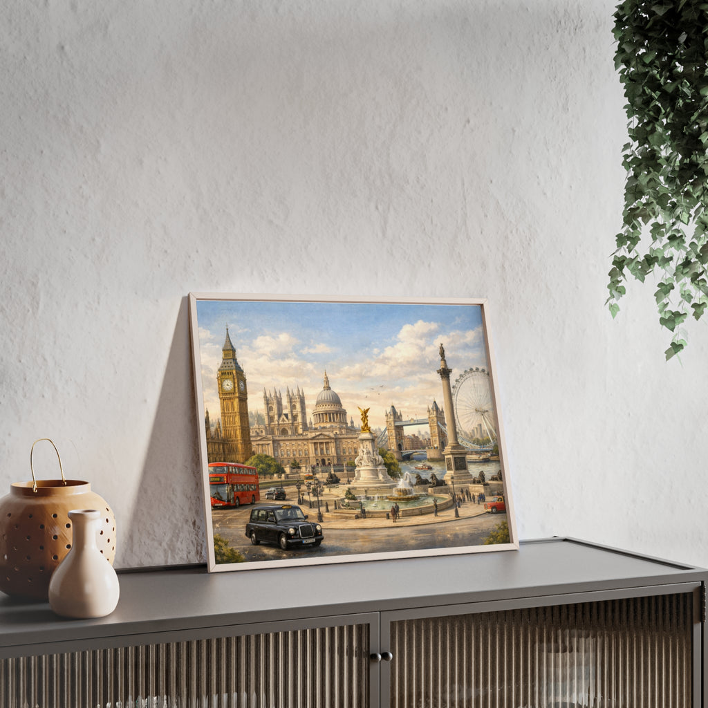 London Landmarks Framed Poster Framed Art