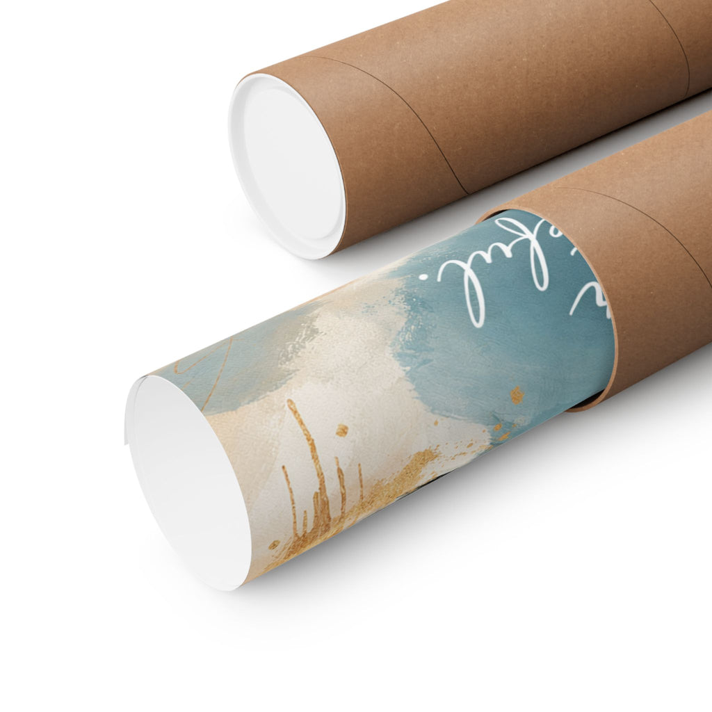 Forever Grateful Matte Poster Abstract Watercolor Wall Art