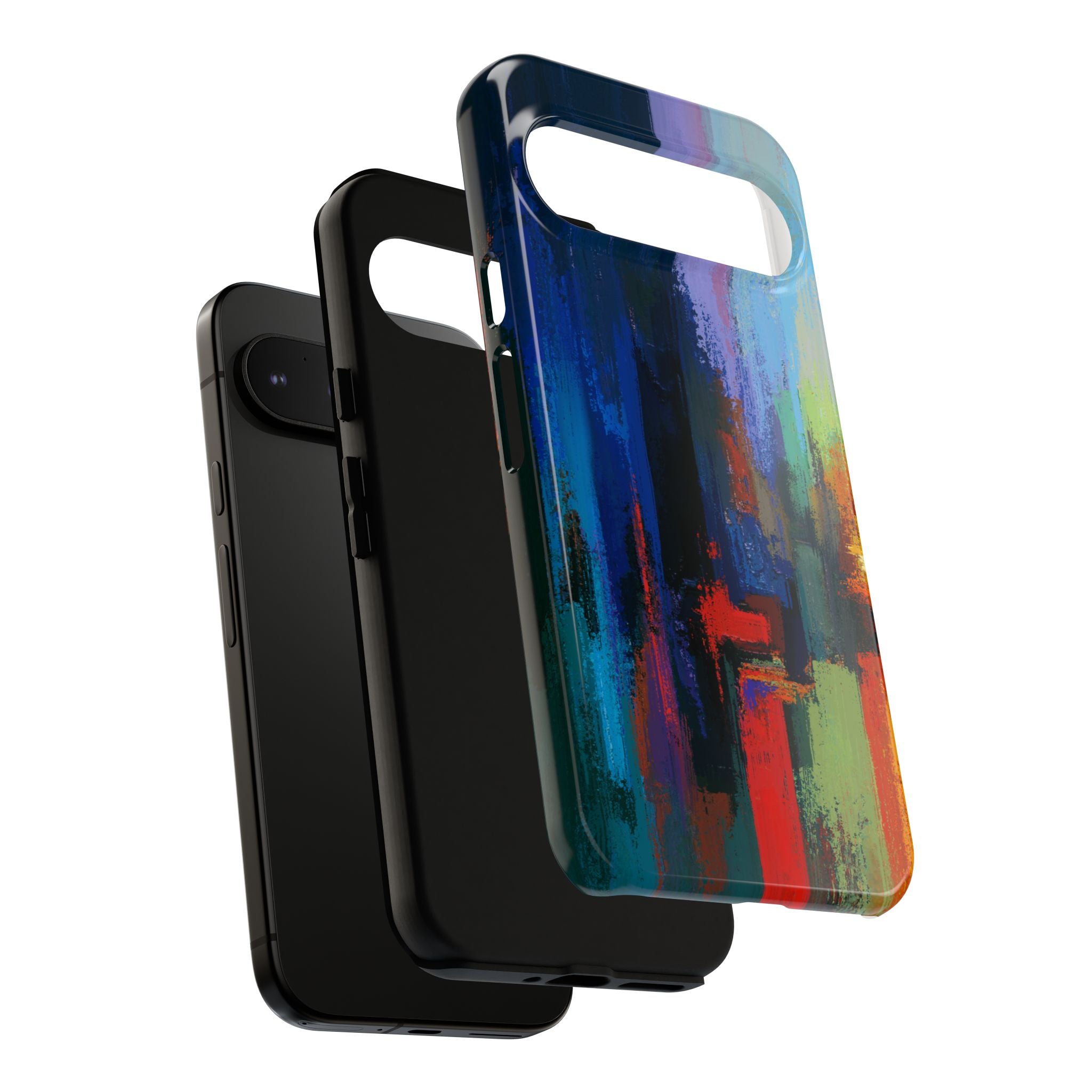 Abstract Colorblock Vibrant Protective iPhone Tough Case