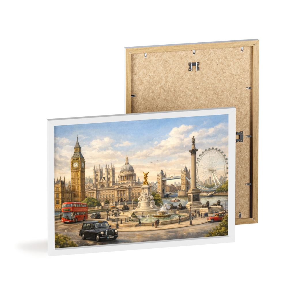 London Landmarks Framed Poster Framed Art
