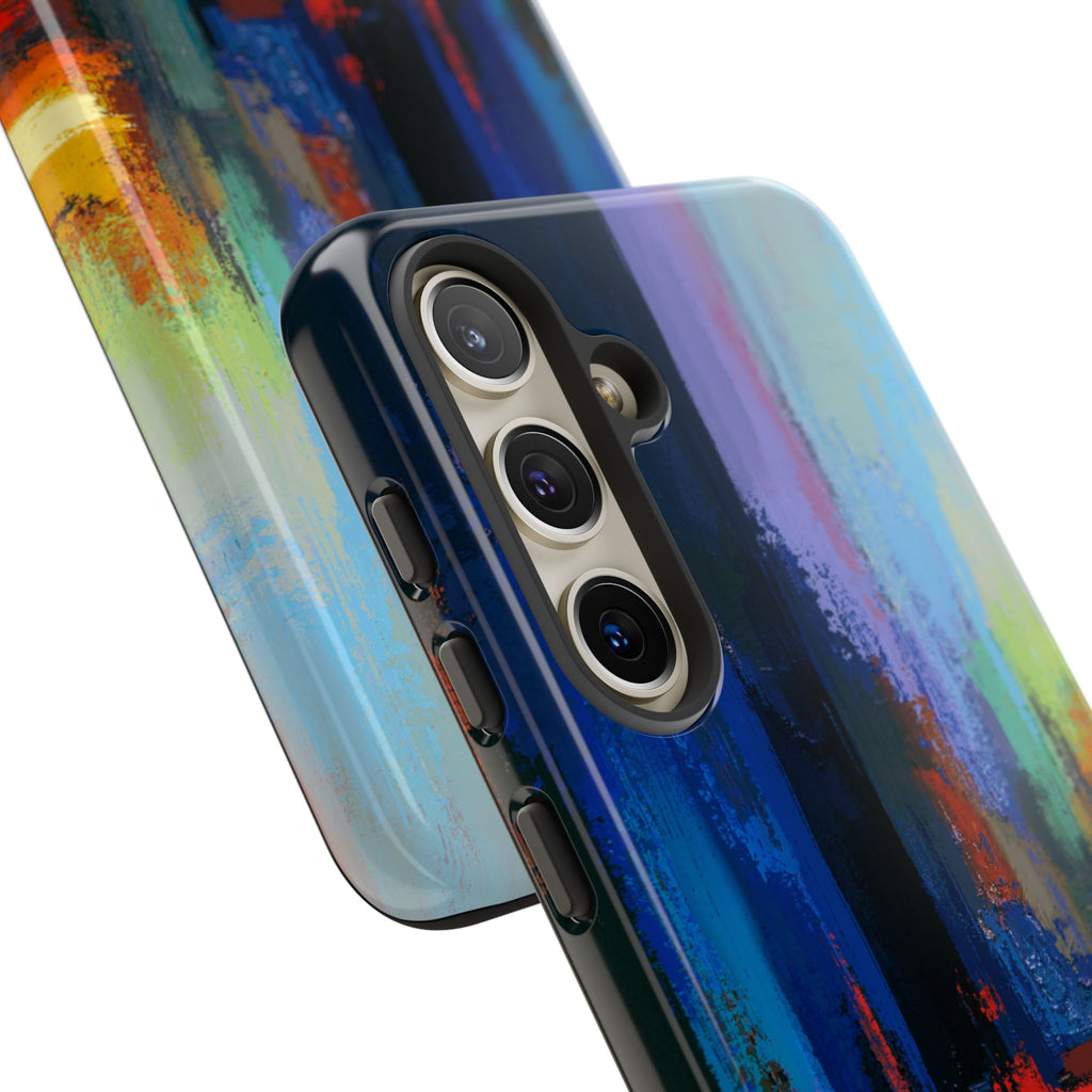 Abstract Colorblock Vibrant Protective iPhone Tough Case