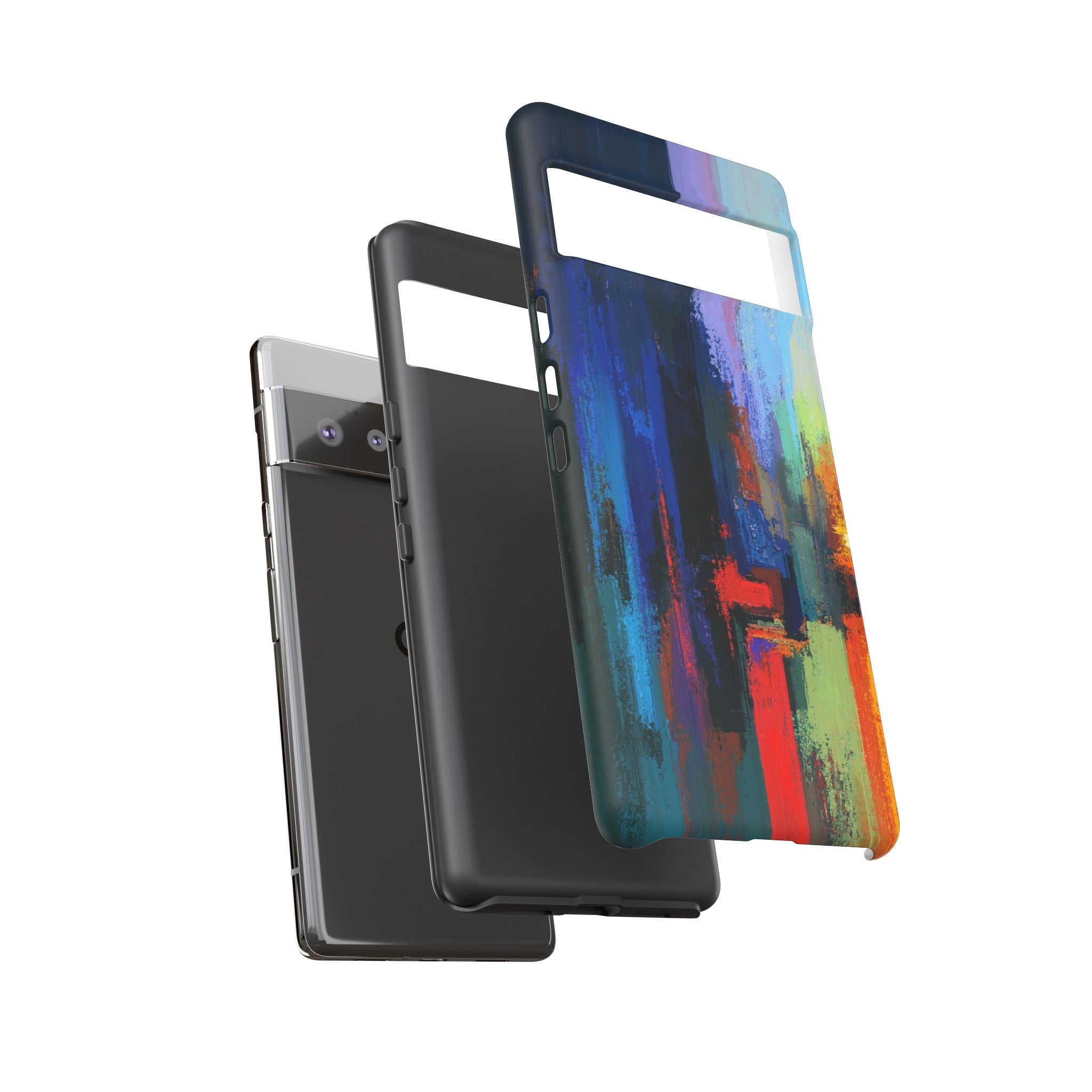 Abstract Colorblock Vibrant Protective iPhone Tough Case