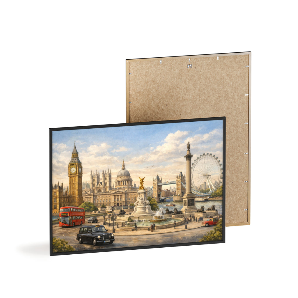 London Landmarks Framed Poster Framed Art