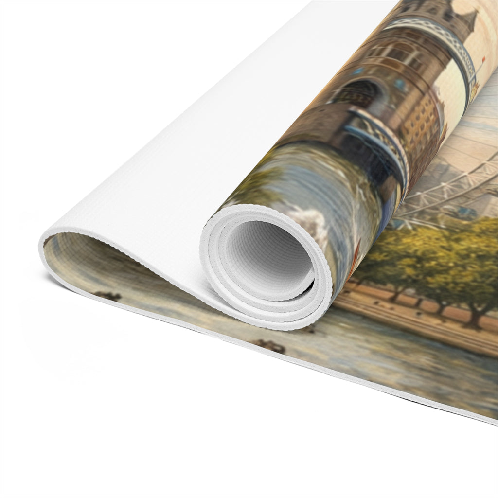 London Skyline Scenic Foam Yoga Mat