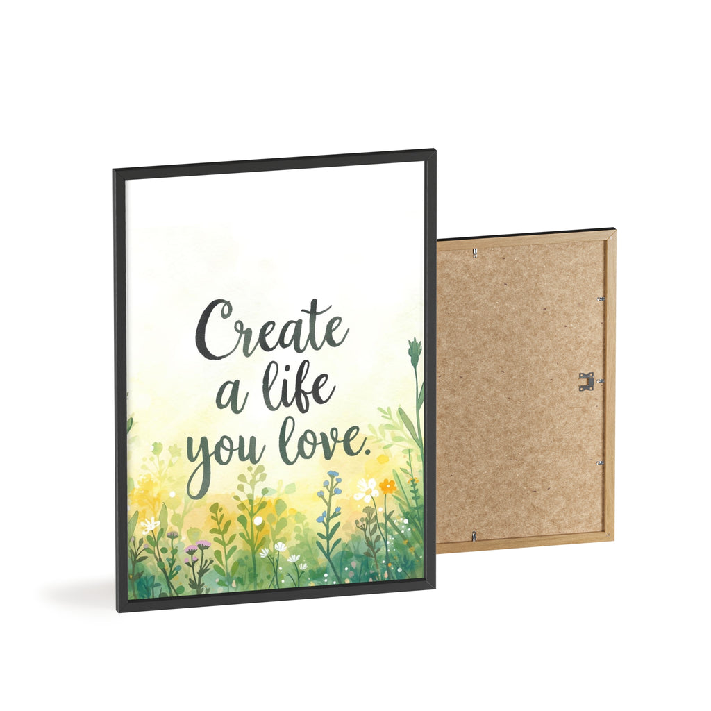 Create a Life You Love Framed Wall Art