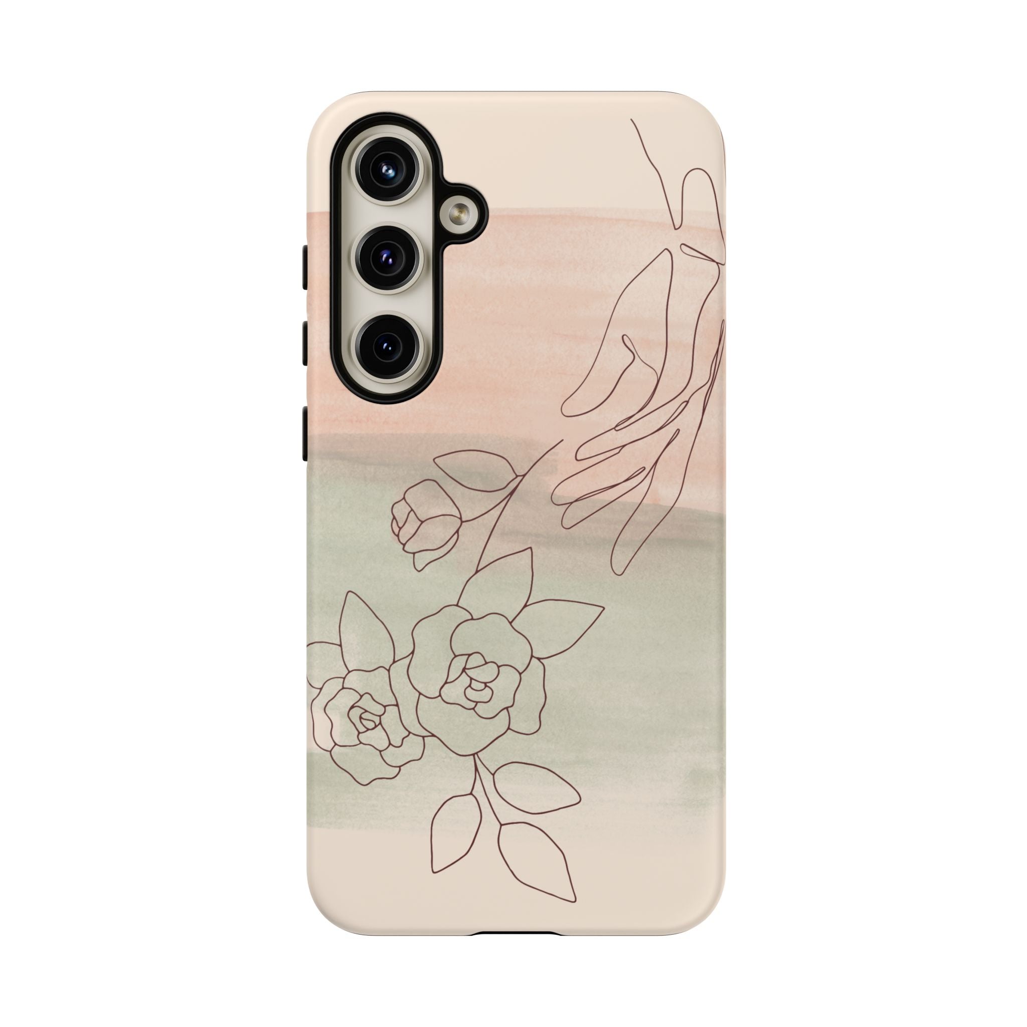 Floral Watercolor Slim Tough Phone Case