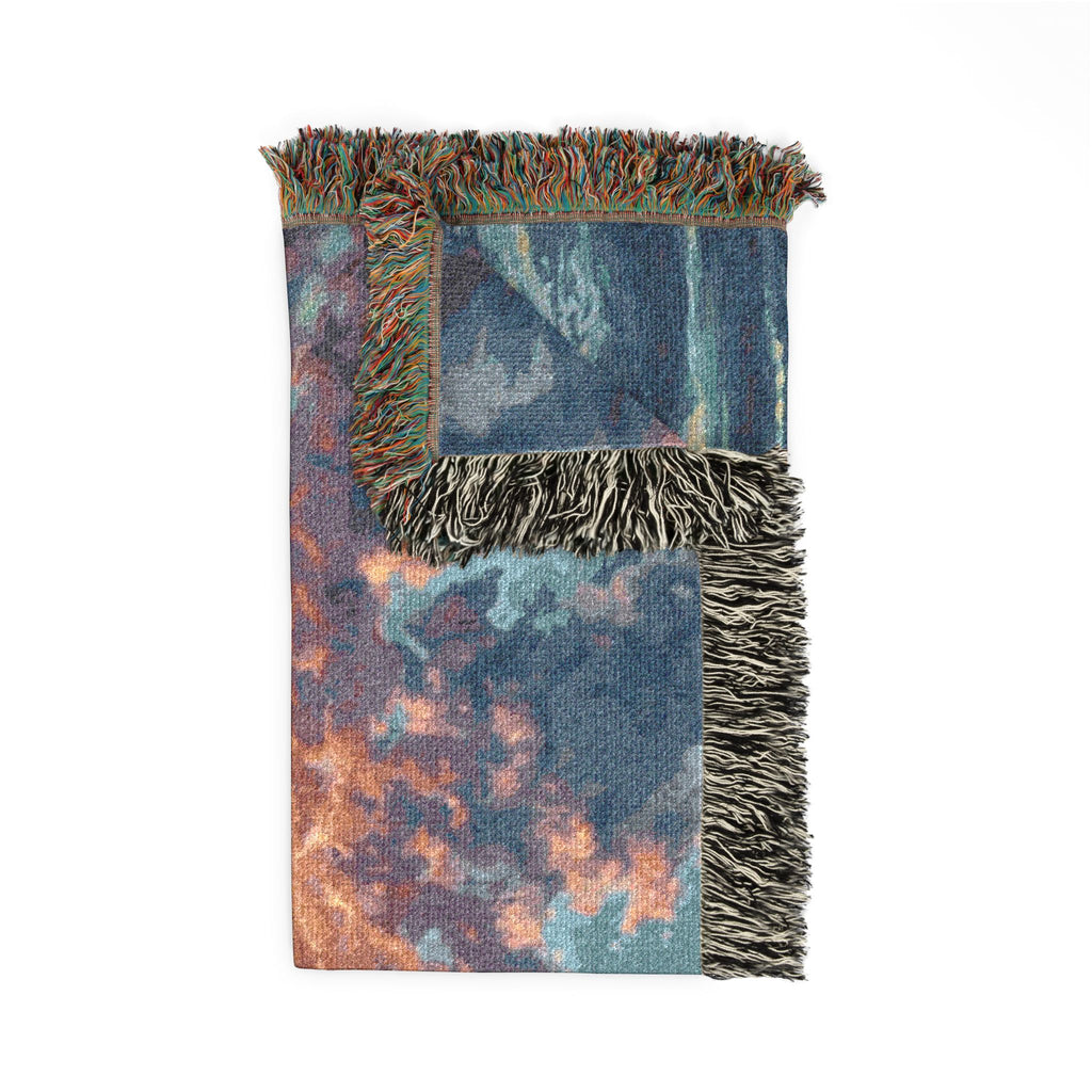 Beach Sunset Woven Blanket