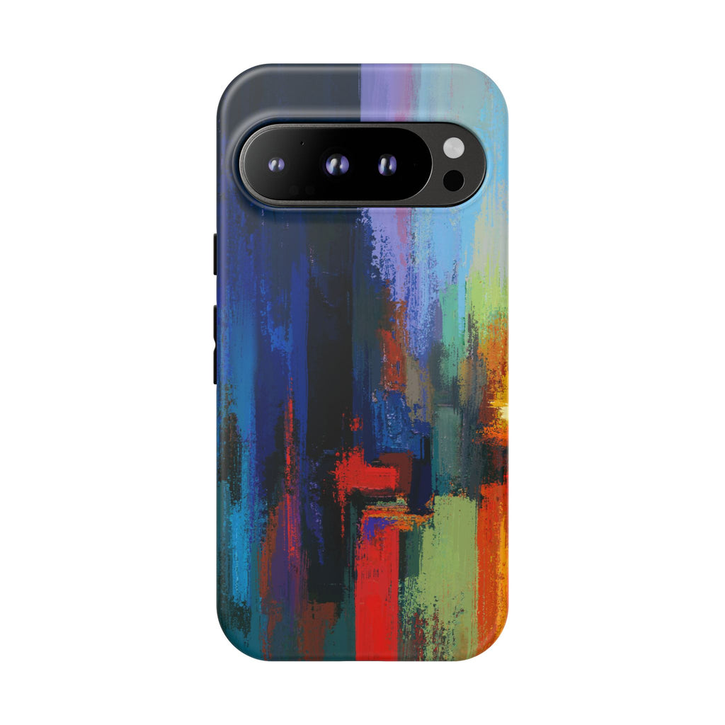 Abstract Colorblock Vibrant Protective iPhone Tough Case