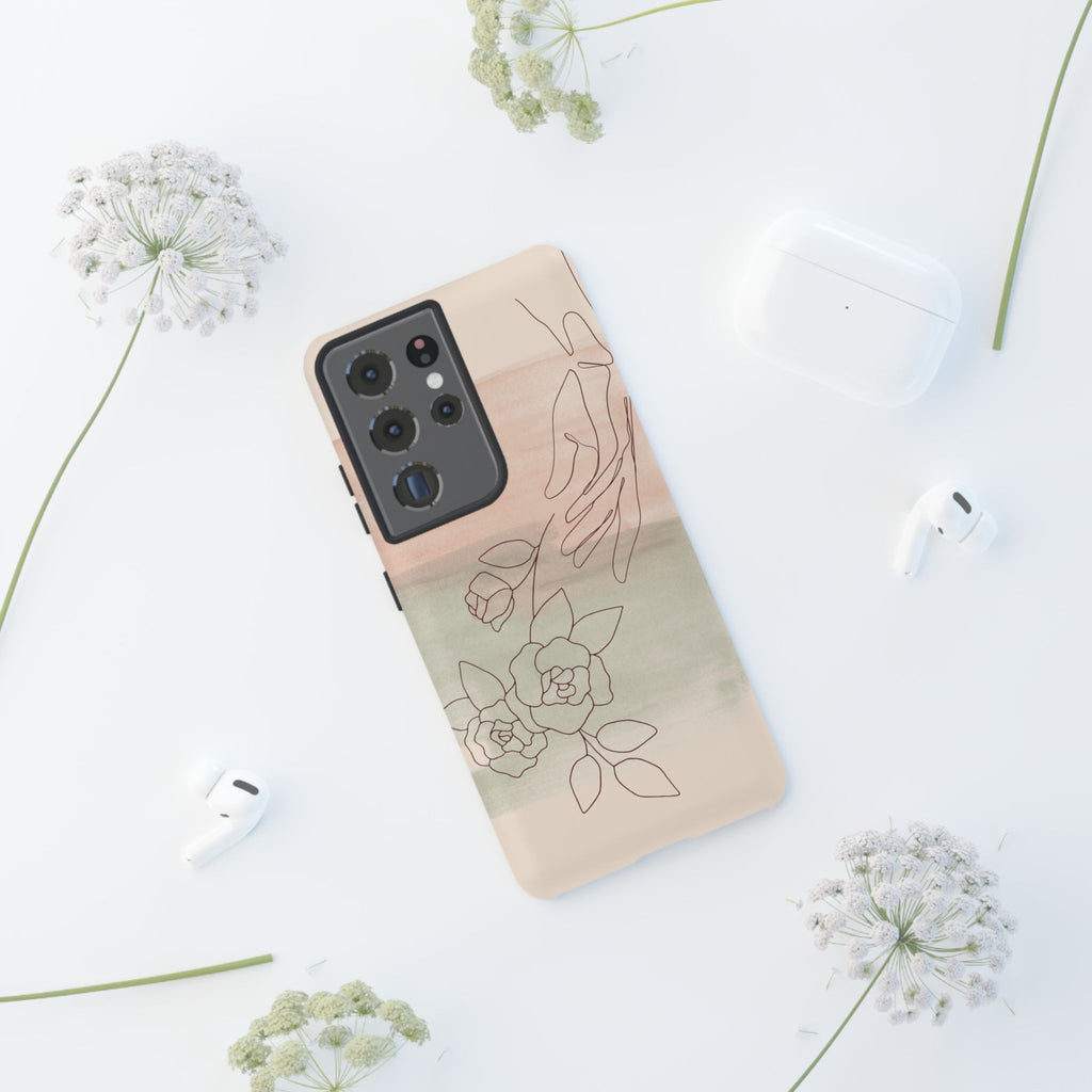 Floral Watercolor Slim Tough Phone Case