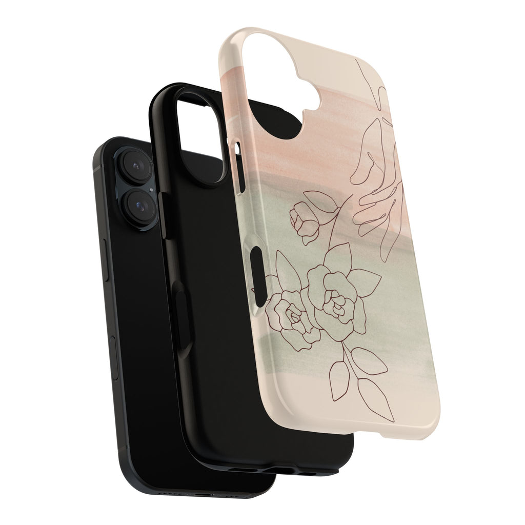 Floral Watercolor Slim Tough Phone Case