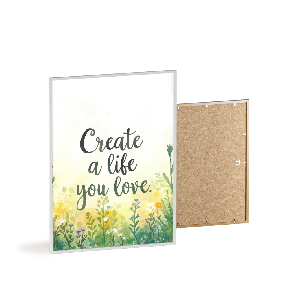 Create a Life You Love Framed Wall Art