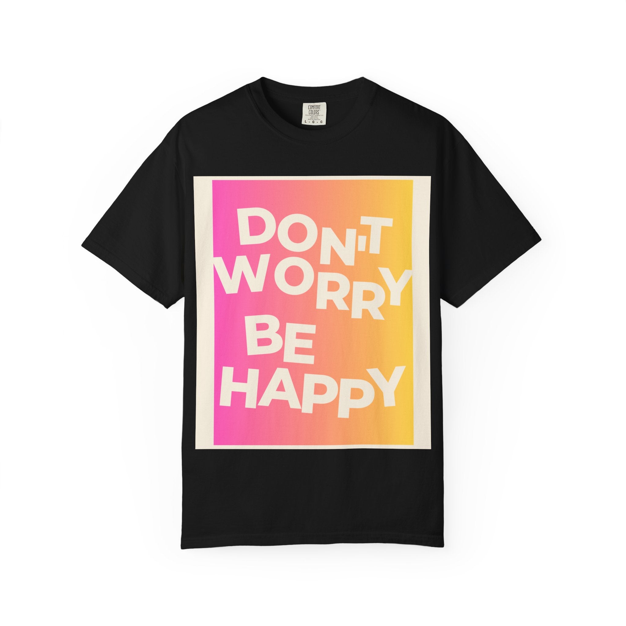 Don’t Worry Be Happy Tropical Beach Graphic Tee