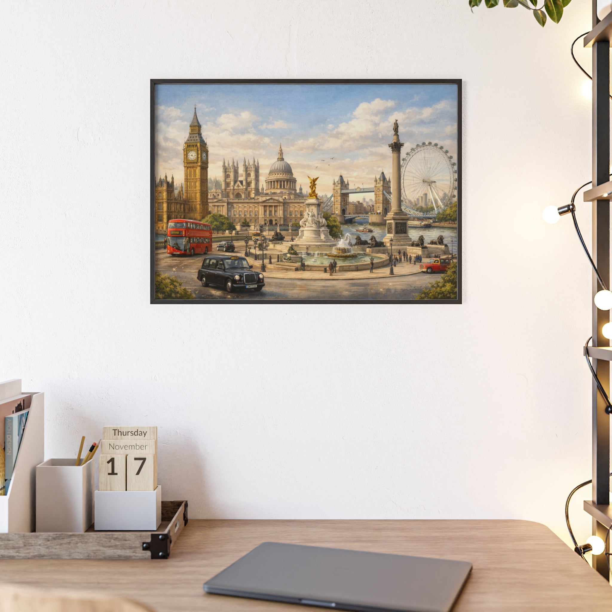 London Landmarks Framed Poster Framed Art