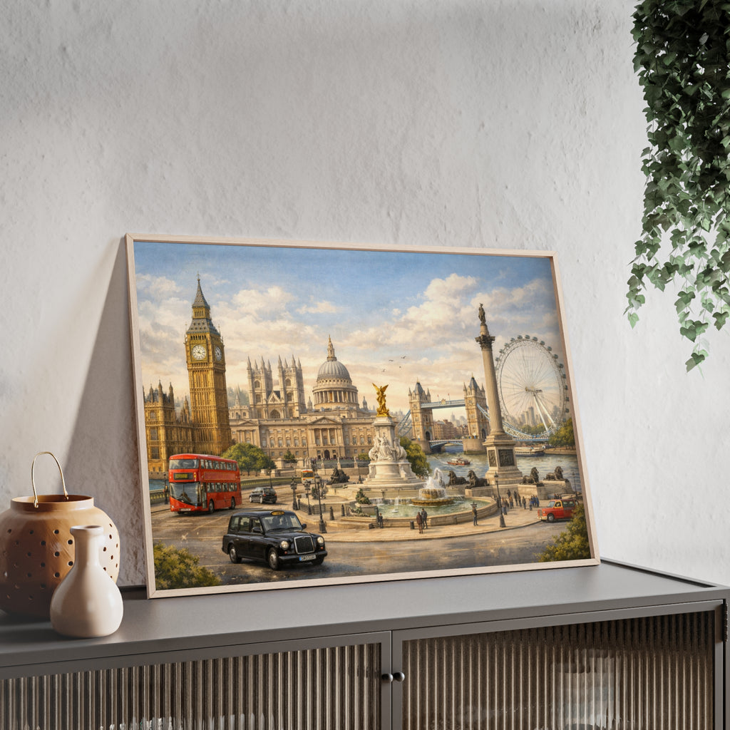 London Landmarks Framed Poster Framed Art