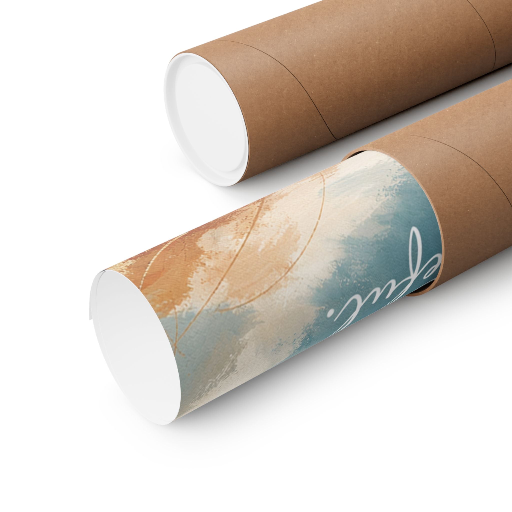 Forever Grateful Matte Poster Abstract Watercolor Wall Art