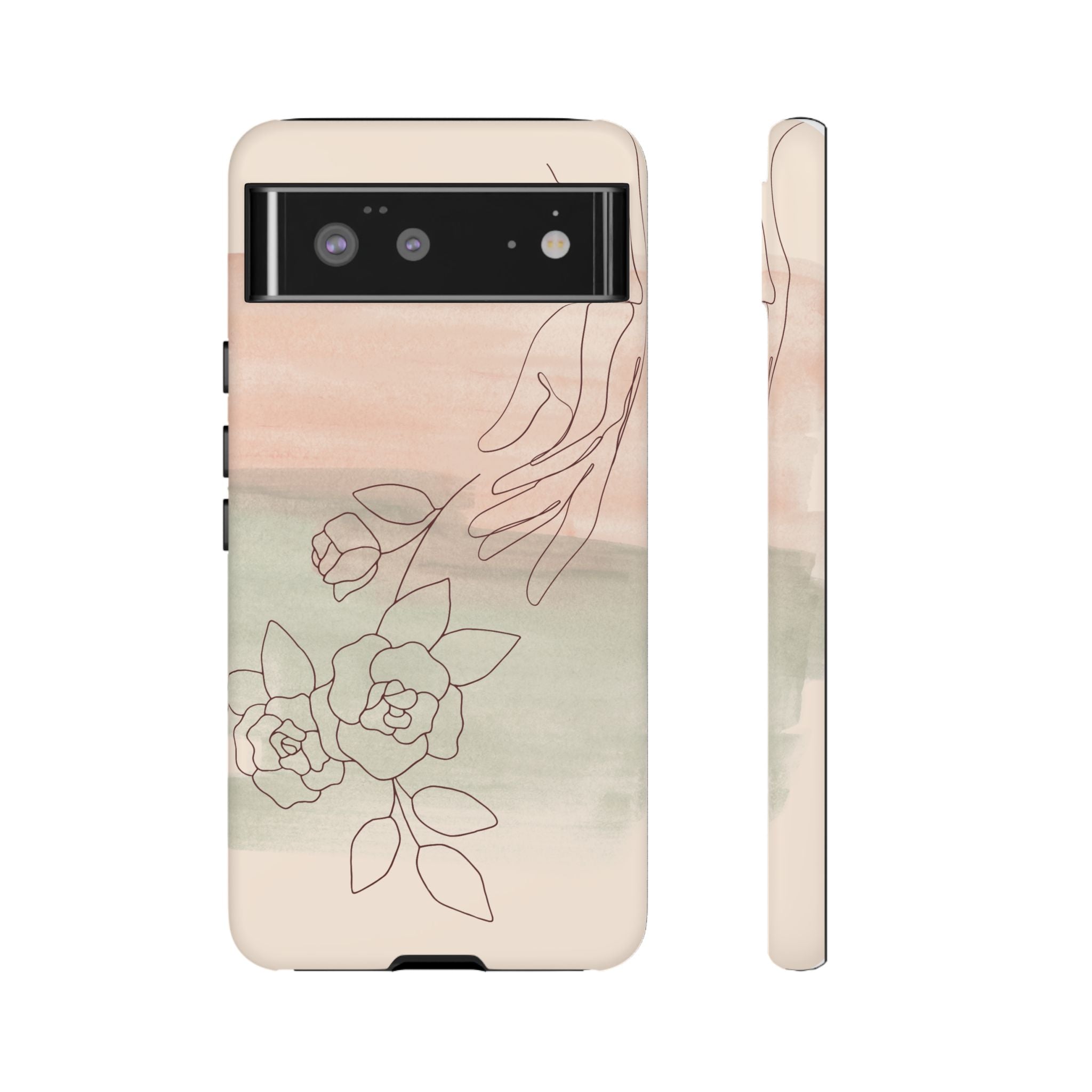 Floral Watercolor Slim Tough Phone Case