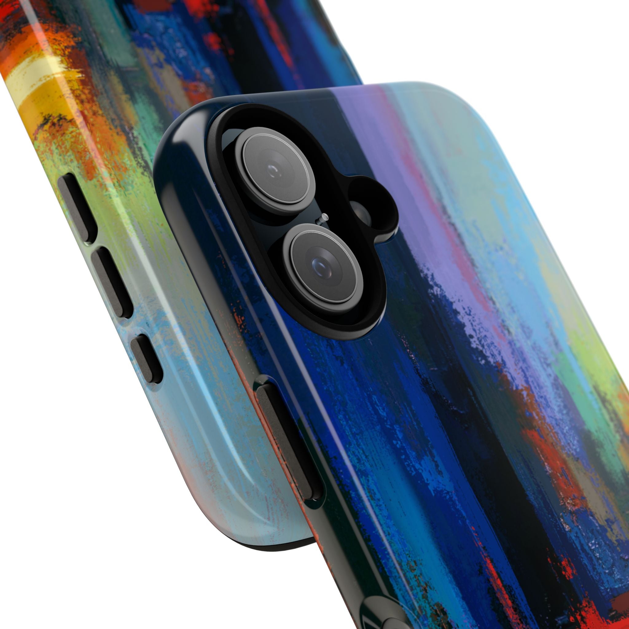 Abstract Colorblock Vibrant Protective iPhone Tough Case