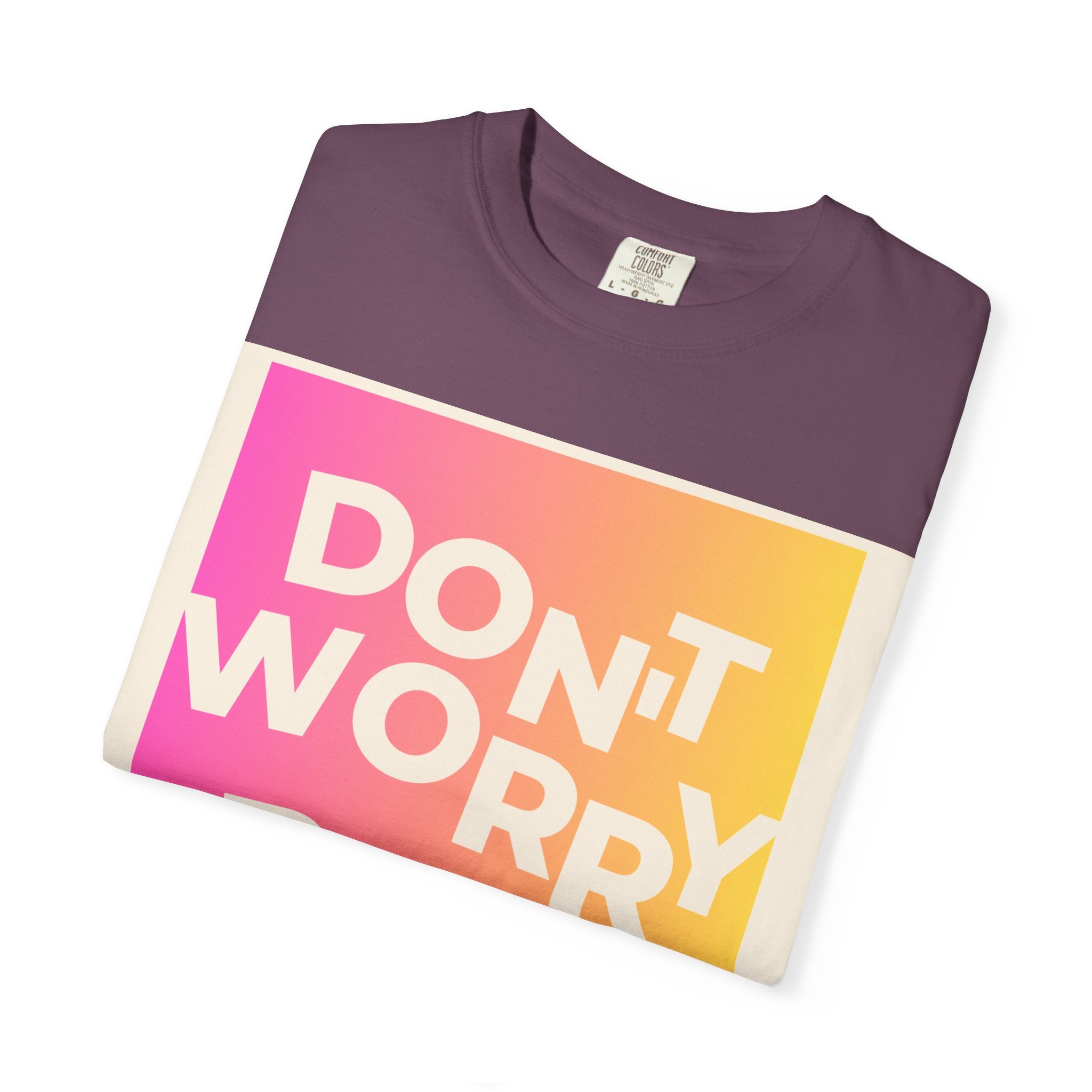 Don’t Worry Be Happy Tropical Beach Graphic Tee