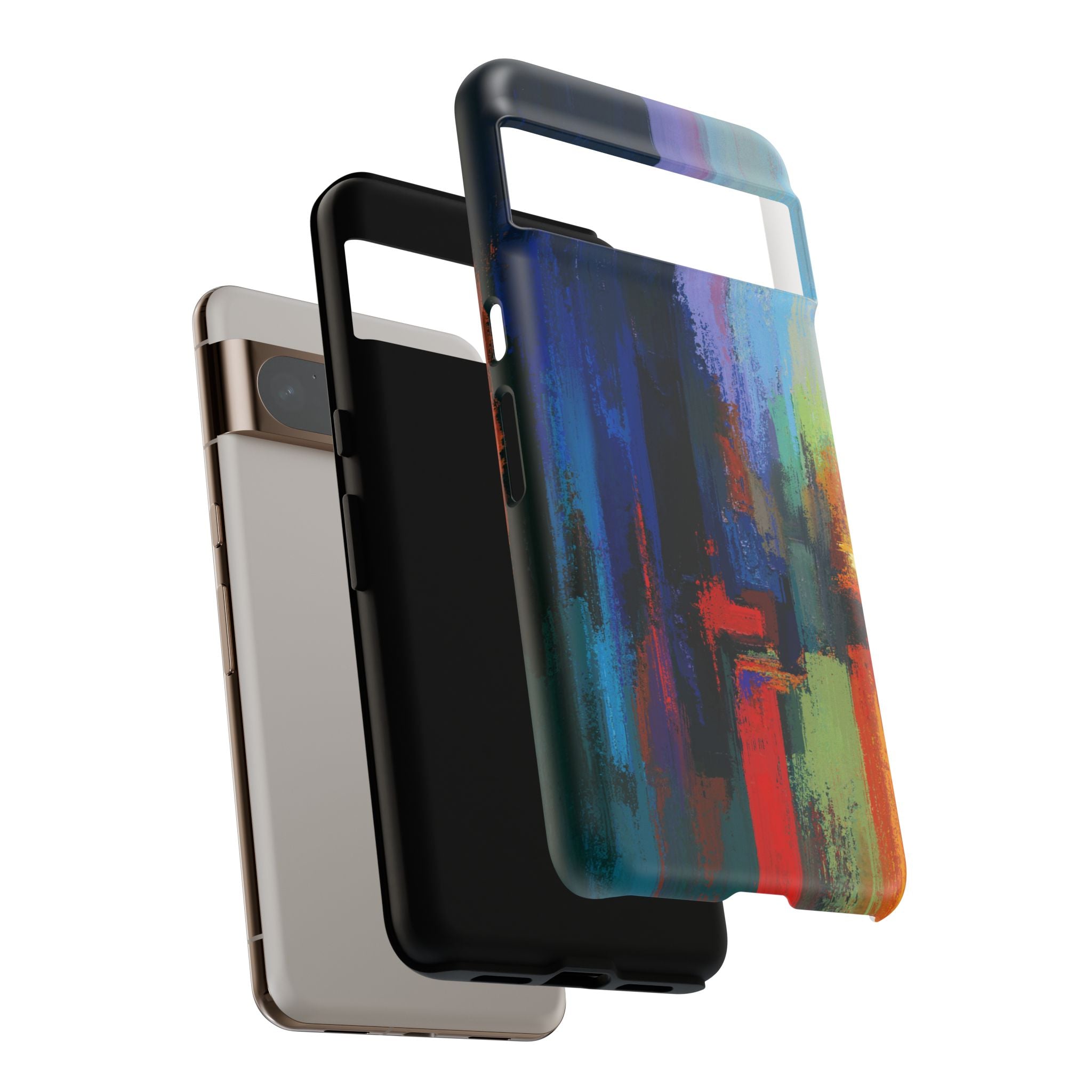 Abstract Colorblock Vibrant Protective iPhone Tough Case
