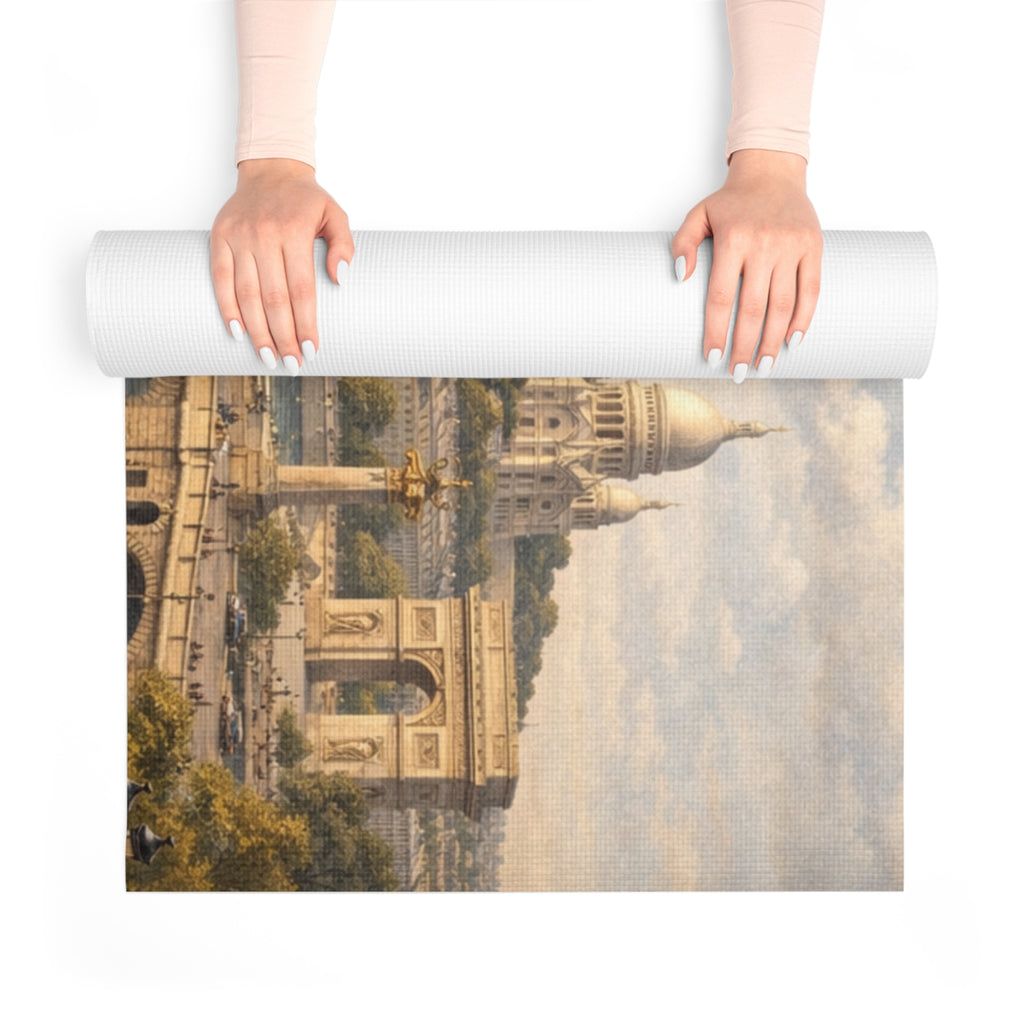 Paris Landmark Scenic Foam Yoga Mat