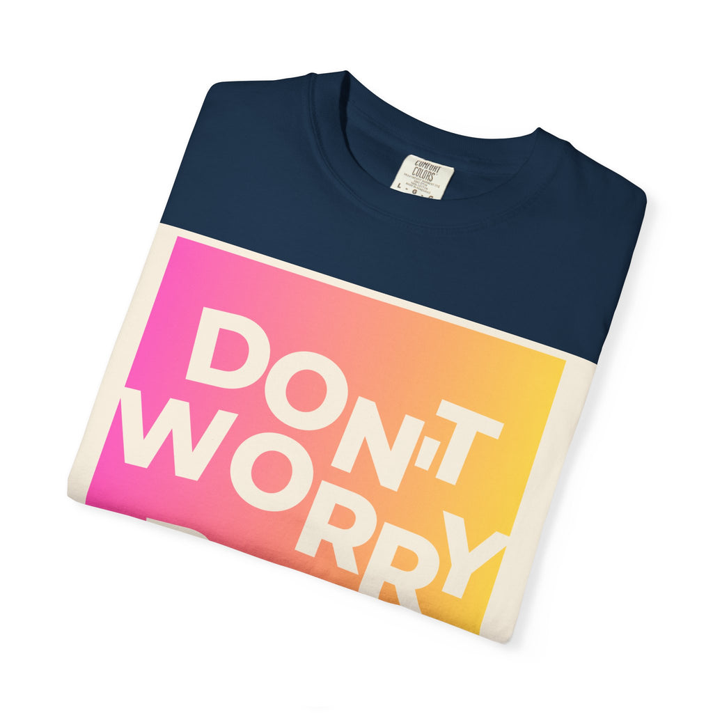 Don’t Worry Be Happy Tropical Beach Graphic Tee