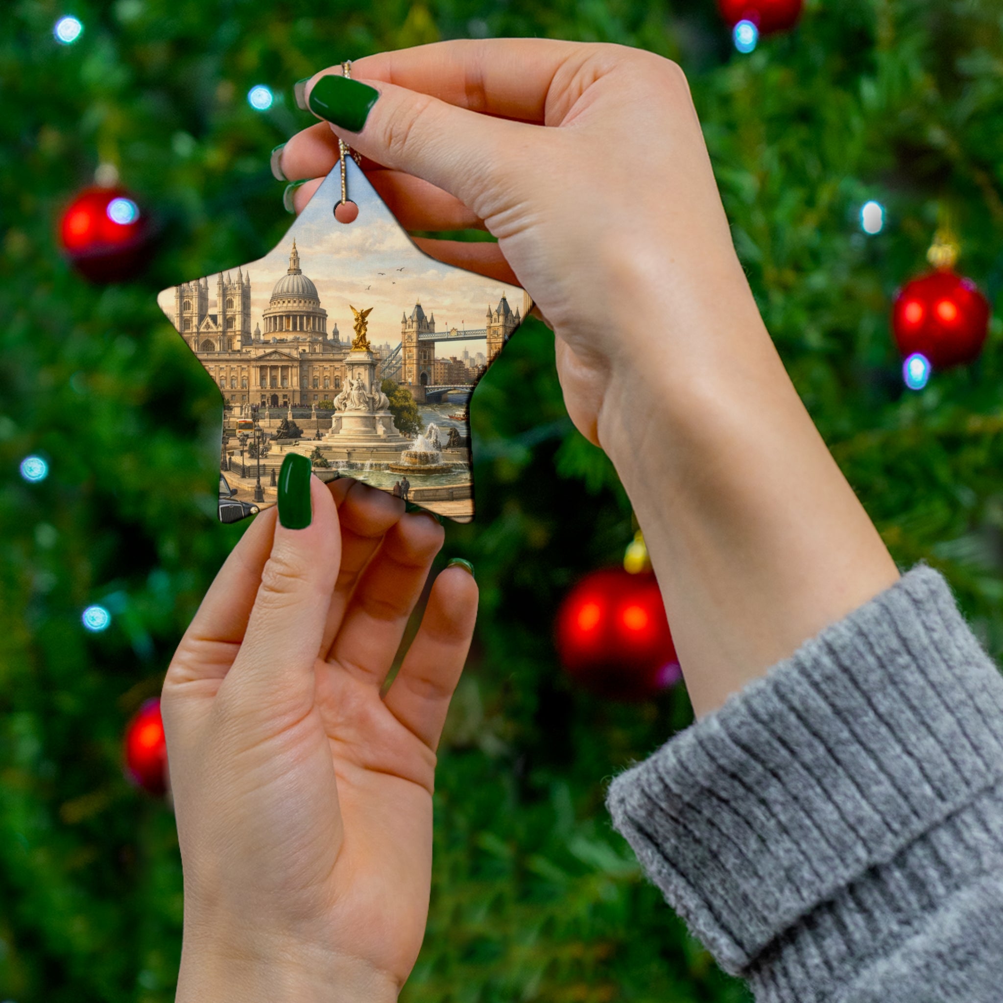 London Landscape Ceramic Ornament