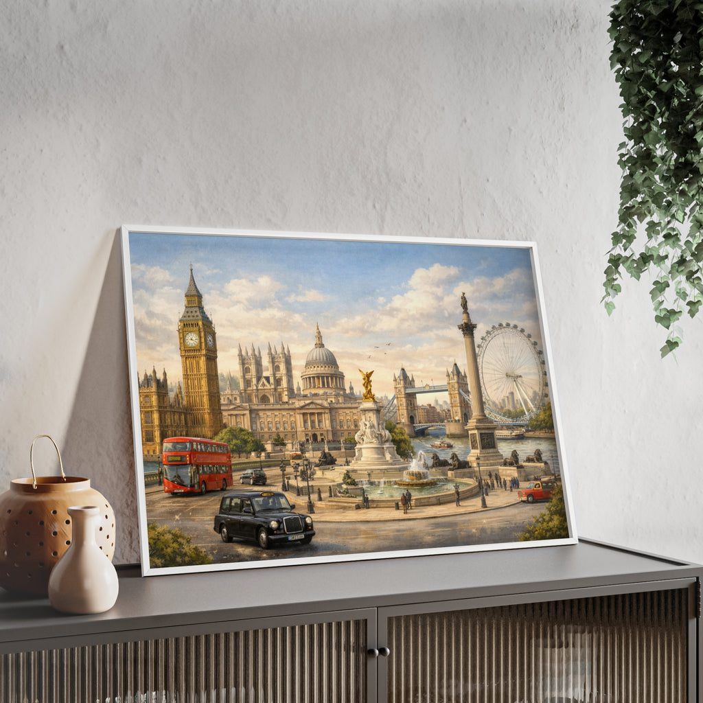 London Landmarks Framed Poster Framed Art