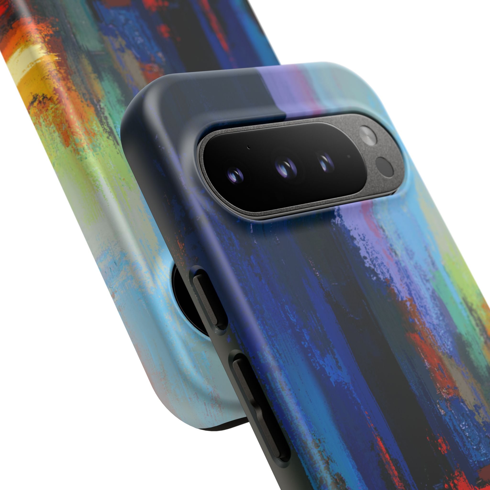 Abstract Colorblock Vibrant Protective iPhone Tough Case