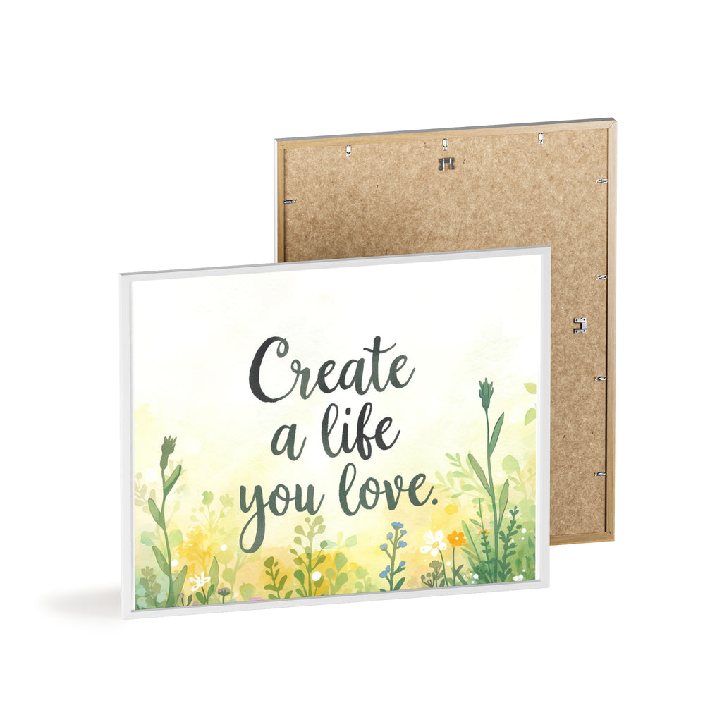 Create a Life You Love Framed Wall Art