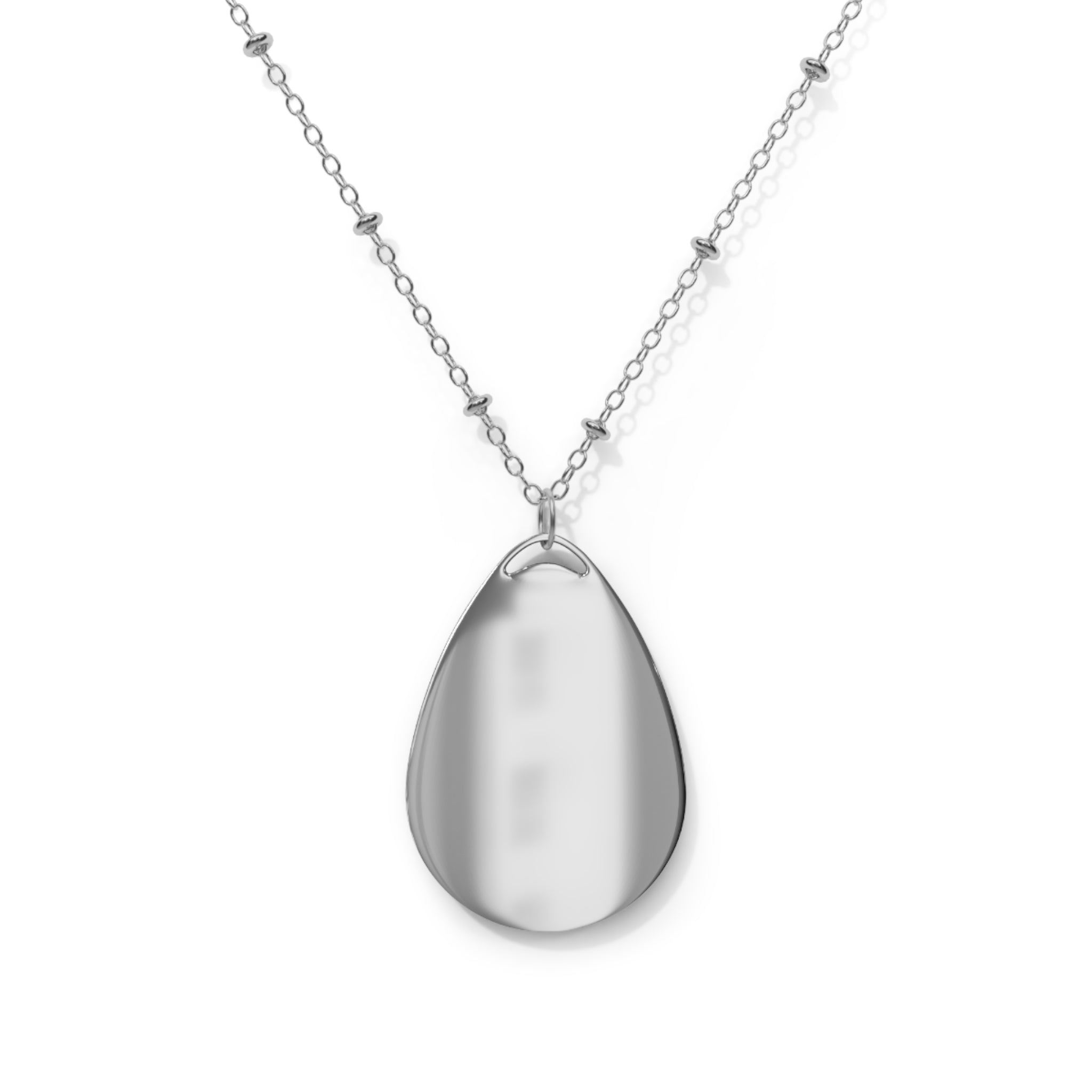 Together is Our Favorite Place to Be Oval Necklace
